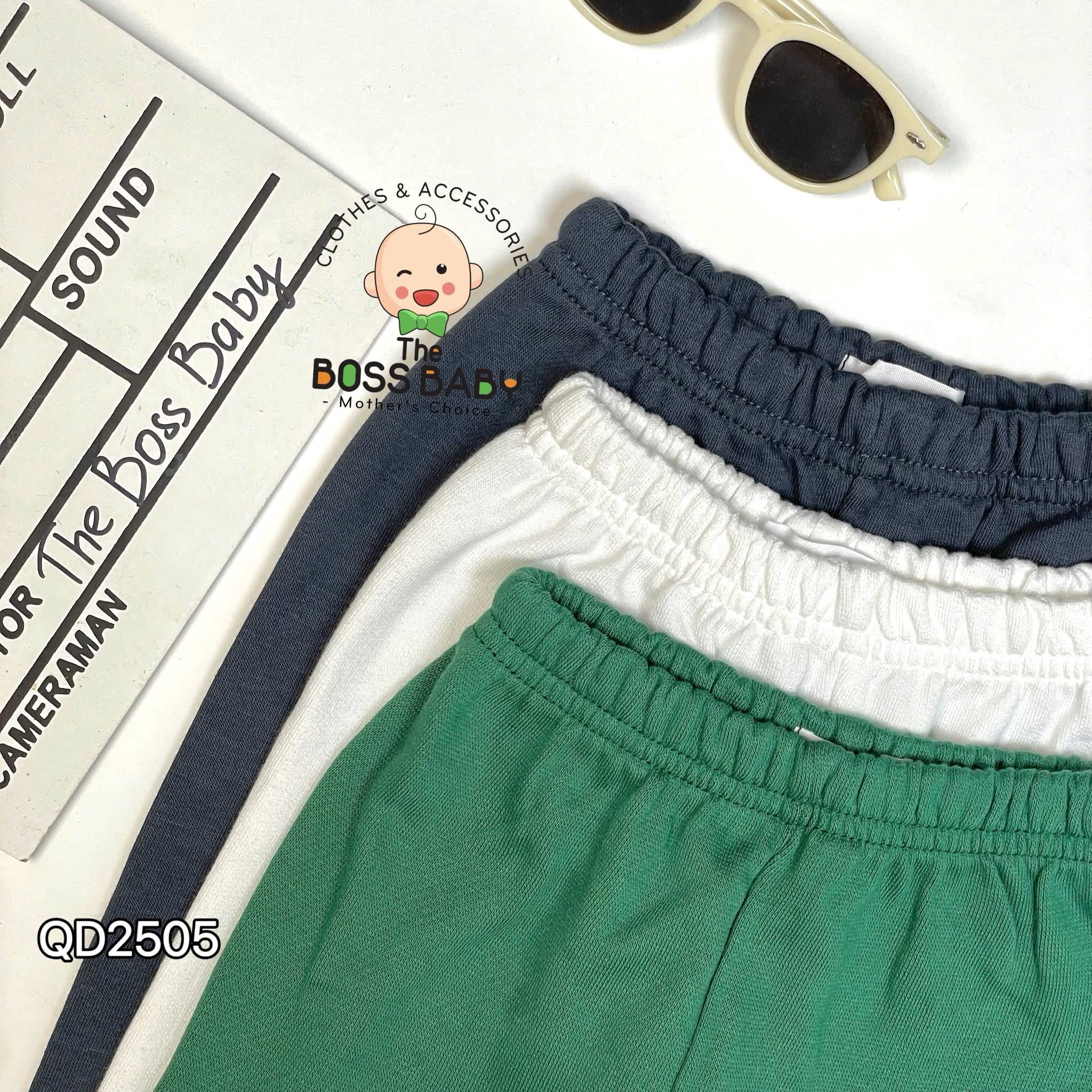 Set 3 quần nỉ da cá bo gấu rêu, trắng, than_thumbnail_4