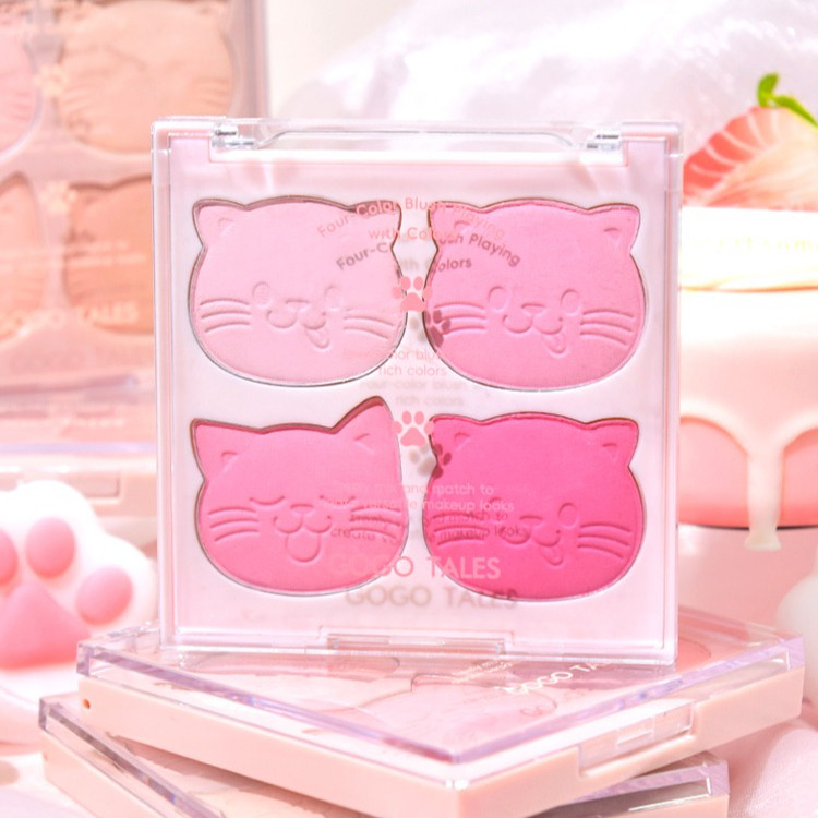[GOGO TALES] Bảng phấn má hồng 4 ô Gogotales Lovely Cat (GT772)