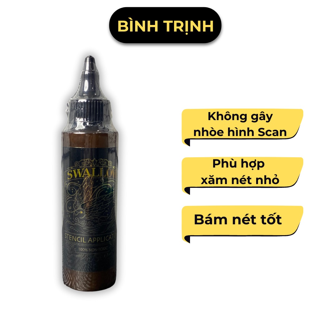 Gel Scan Xăm Hình Sơn Én 4oz – Nước Truyền Mực Tattoo Stencil Gel Chính Hãng