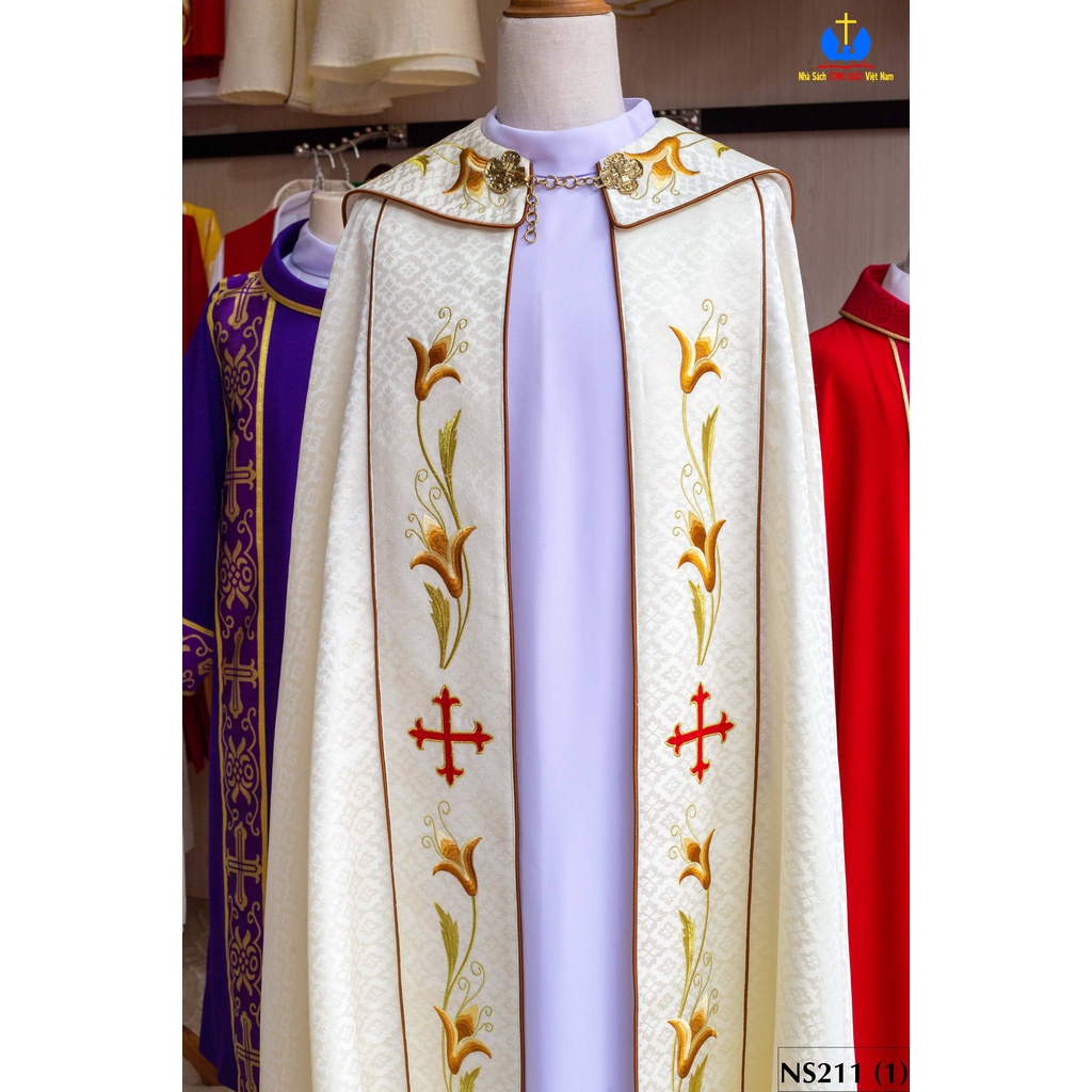 Áo chầu Thánh Thể - Cung nghinh Thánh Thể - Quà tặng Công Giáo dành cho Linh mục, phó tế NS211-5_thumbnail_3