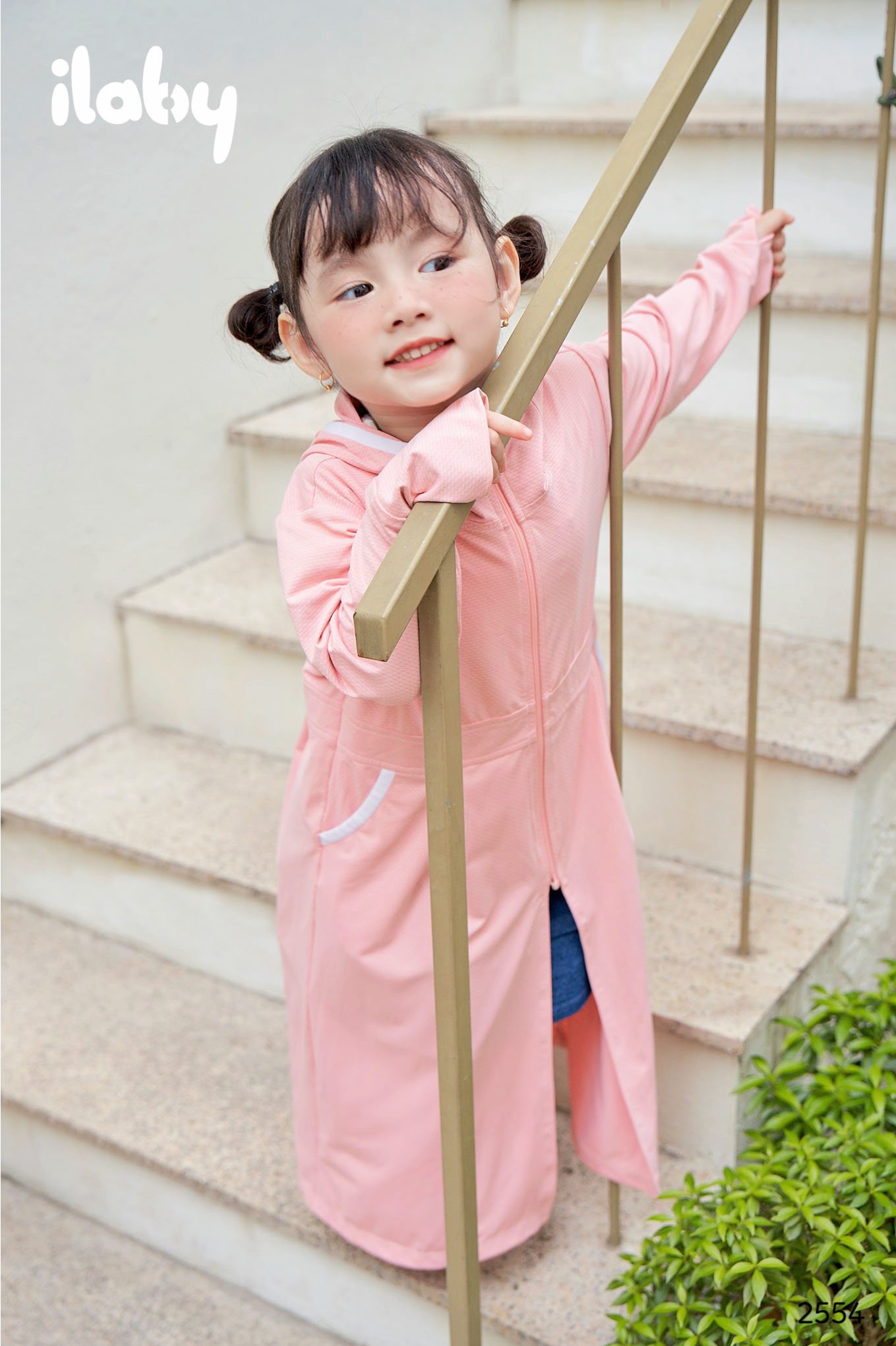 Áo chống nắng dáng dài tai thỏ