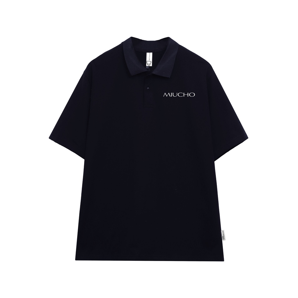 Áo polo nữ form rộng có cổ đẹp chất cotton form unisex PL041 Miucho in name_thumbnail_0