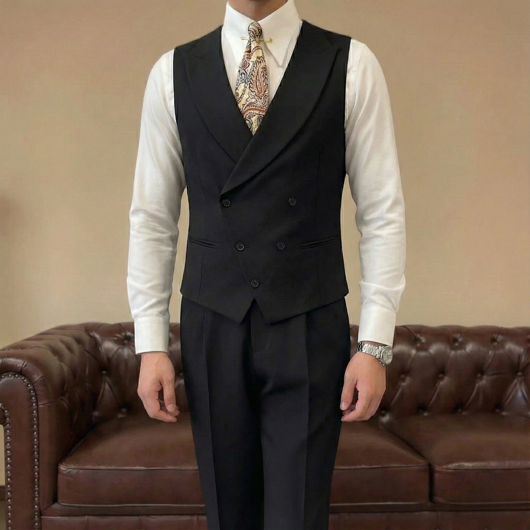 Blazer Milano Đen Thường_thumbnail_2