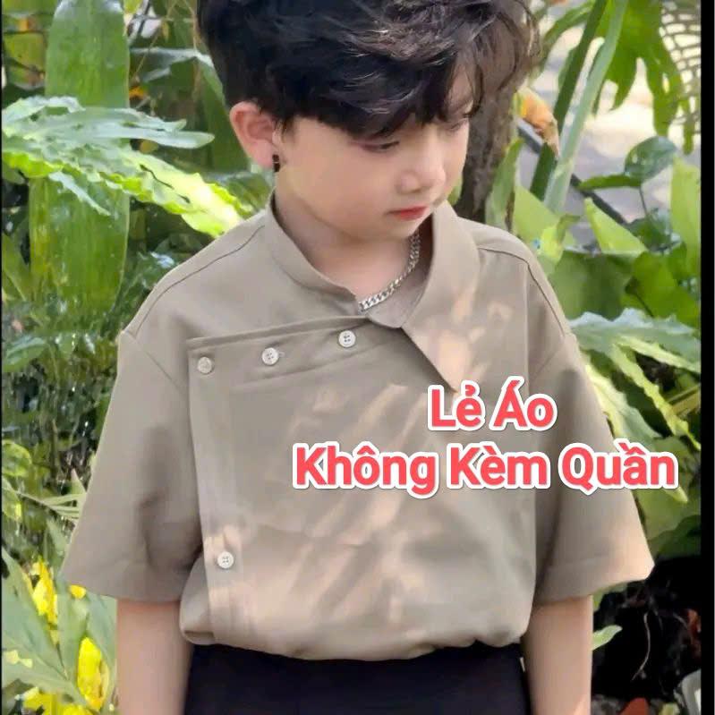 Áo Nửa Cổ Dày Dặn,Quần Suông Đen Đai Bằng Cho Bé Trai._thumbnail_11