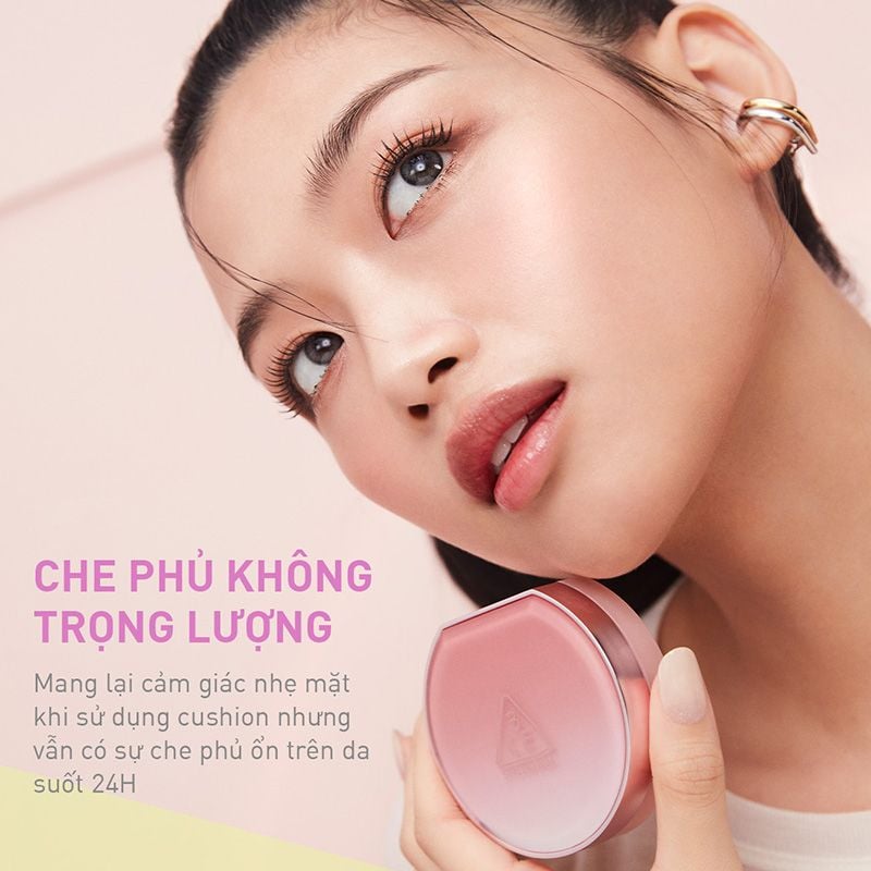 Phấn Nước giúp da sáng tự nhiên 3CE Fitting Mesh Cover Cushion 11g (KHÔNG KÈM LÕI REFILL) N02_thumbnail_6