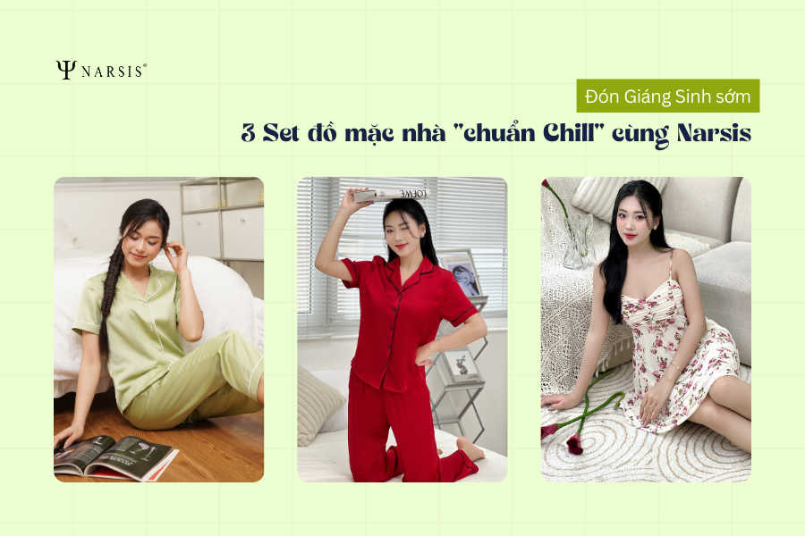 Đón Giáng Sinh sớm: 3 Set đồ mặc nhà 