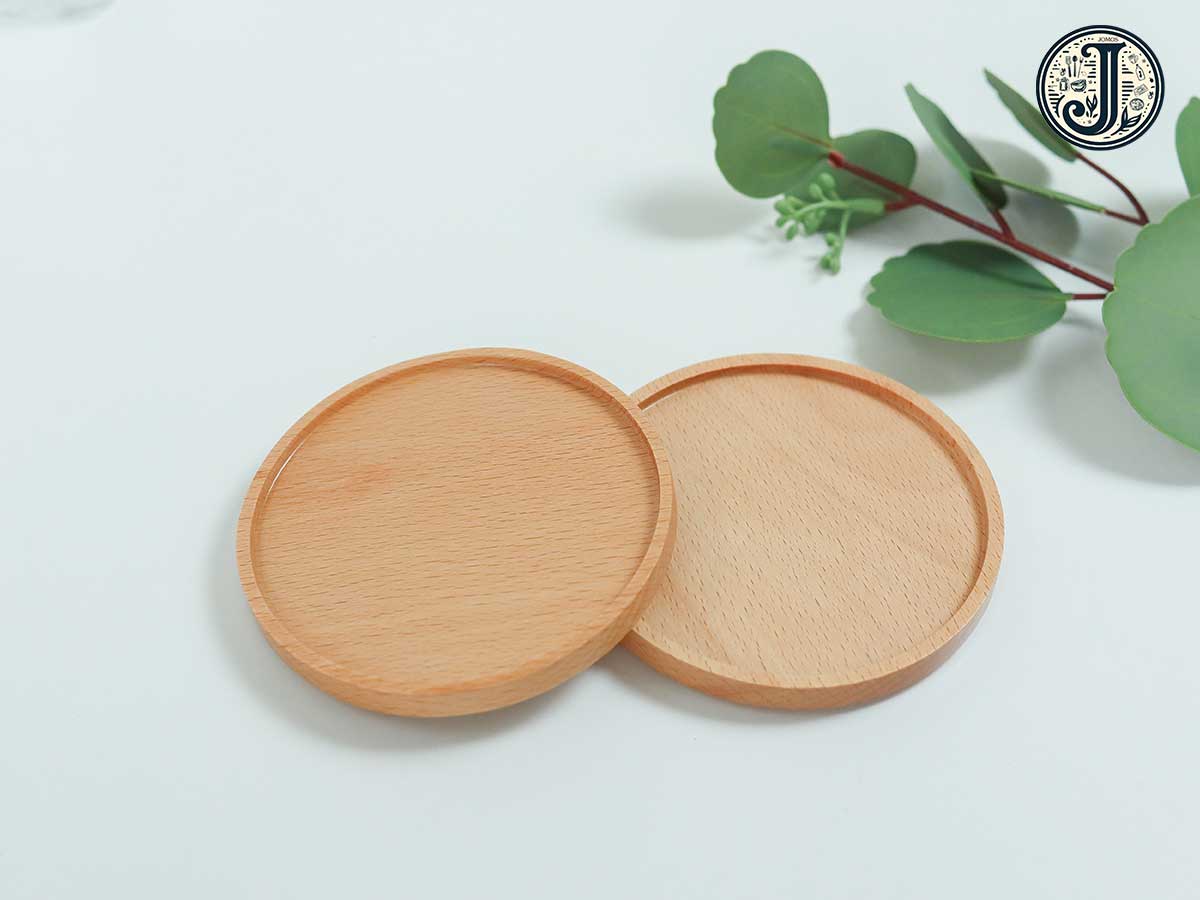 Rế Lót Ly Gỗ Xà Cừ 10cm J000098