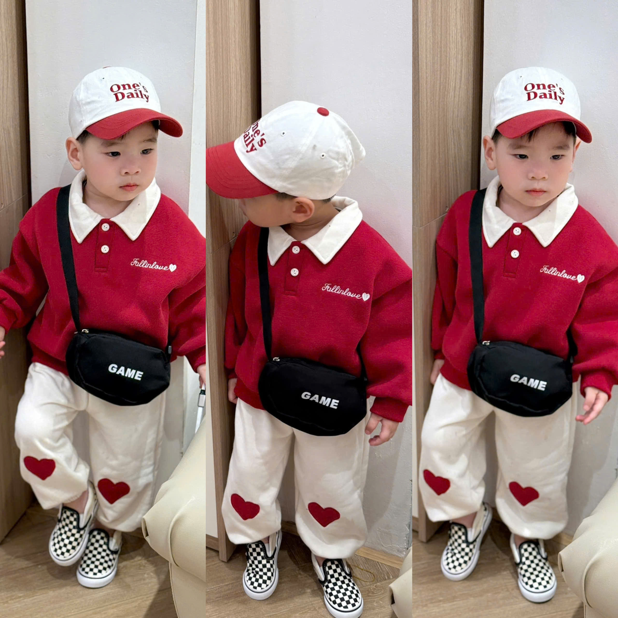 T78 BỘ NỈ POLO FALLINLOVE - A210.435