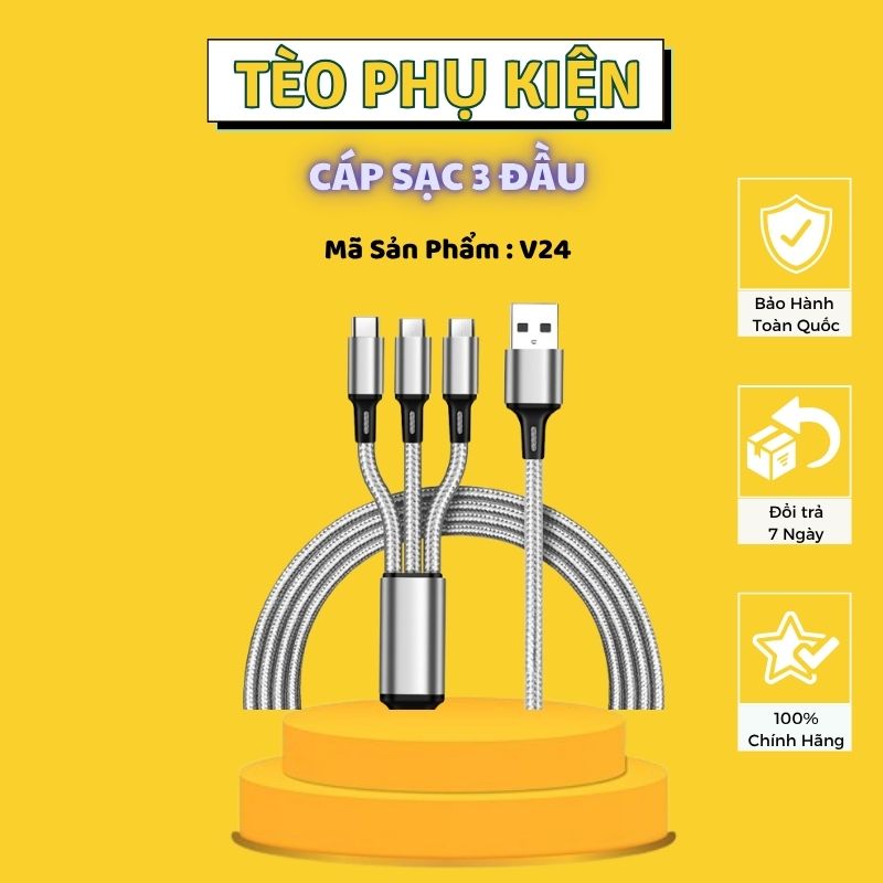 CÁP SẠC ĐIỆN THOẠI 3 ĐẦU CÓ THỂ SẠC ĐƯỢC NHIỀU DÒNG MÁY_thumbnail_0