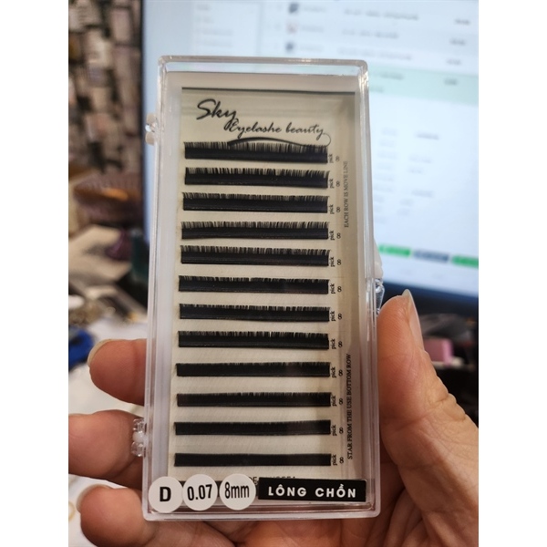 Mi khay Lông chồn dày 0.07 siêu mềm,nhẹ tự nhiên,bắt keo tốt_thumbnail_2