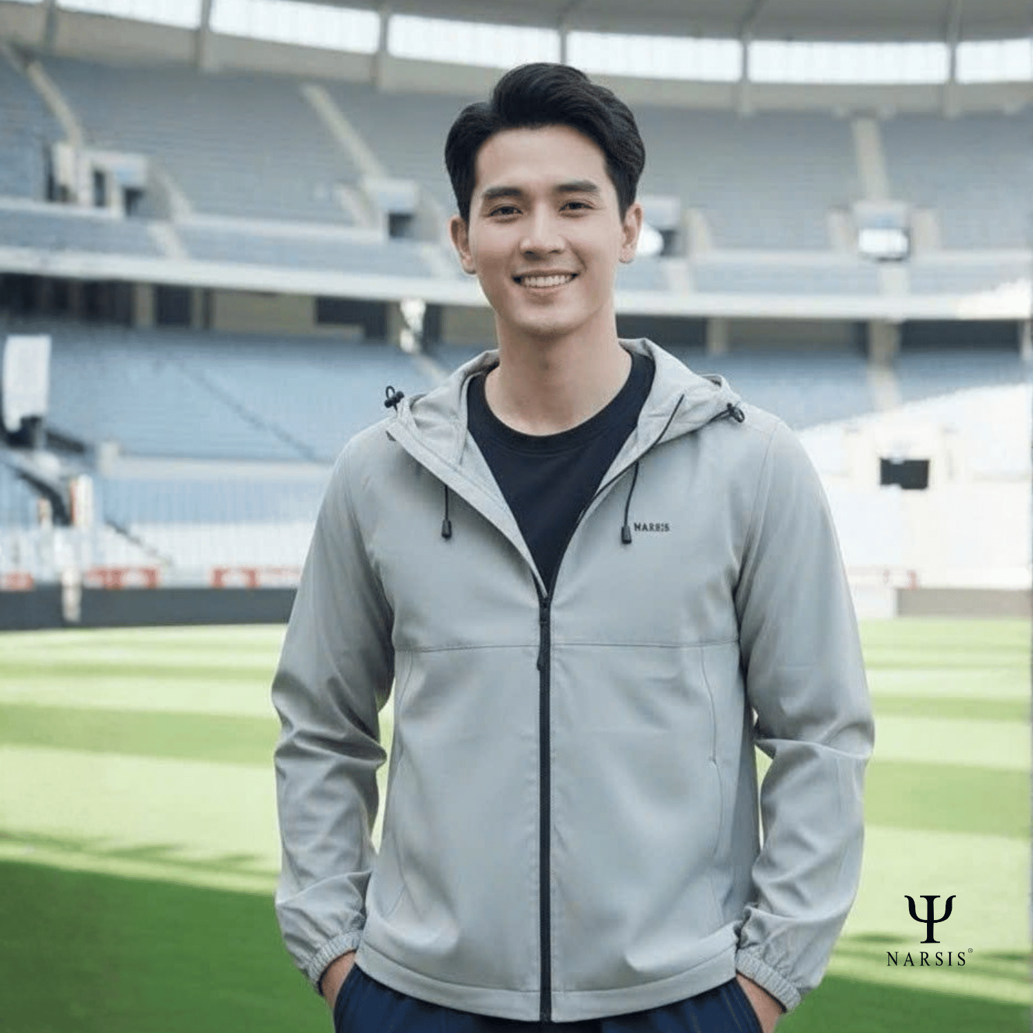 Áo Khoác Gió Nam Narsis 1 Lớp, Chống Nắng, Chống Gió, Phong Cách Trẻ Trung - D25002