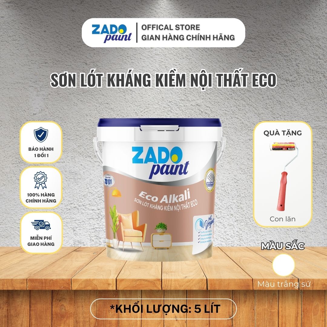 THÙNG 5L SƠN LÓT KHÁNG KIỀM NỘI THẤT ECO