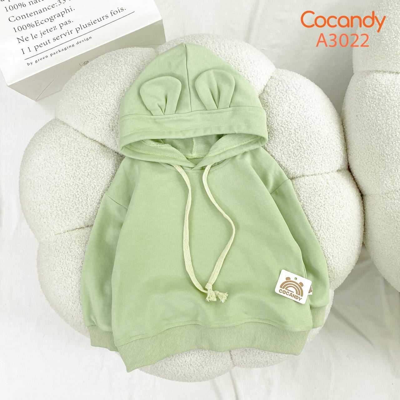 Áo dài da cá XANH LÁ mũ tai gấu_thumbnail_2