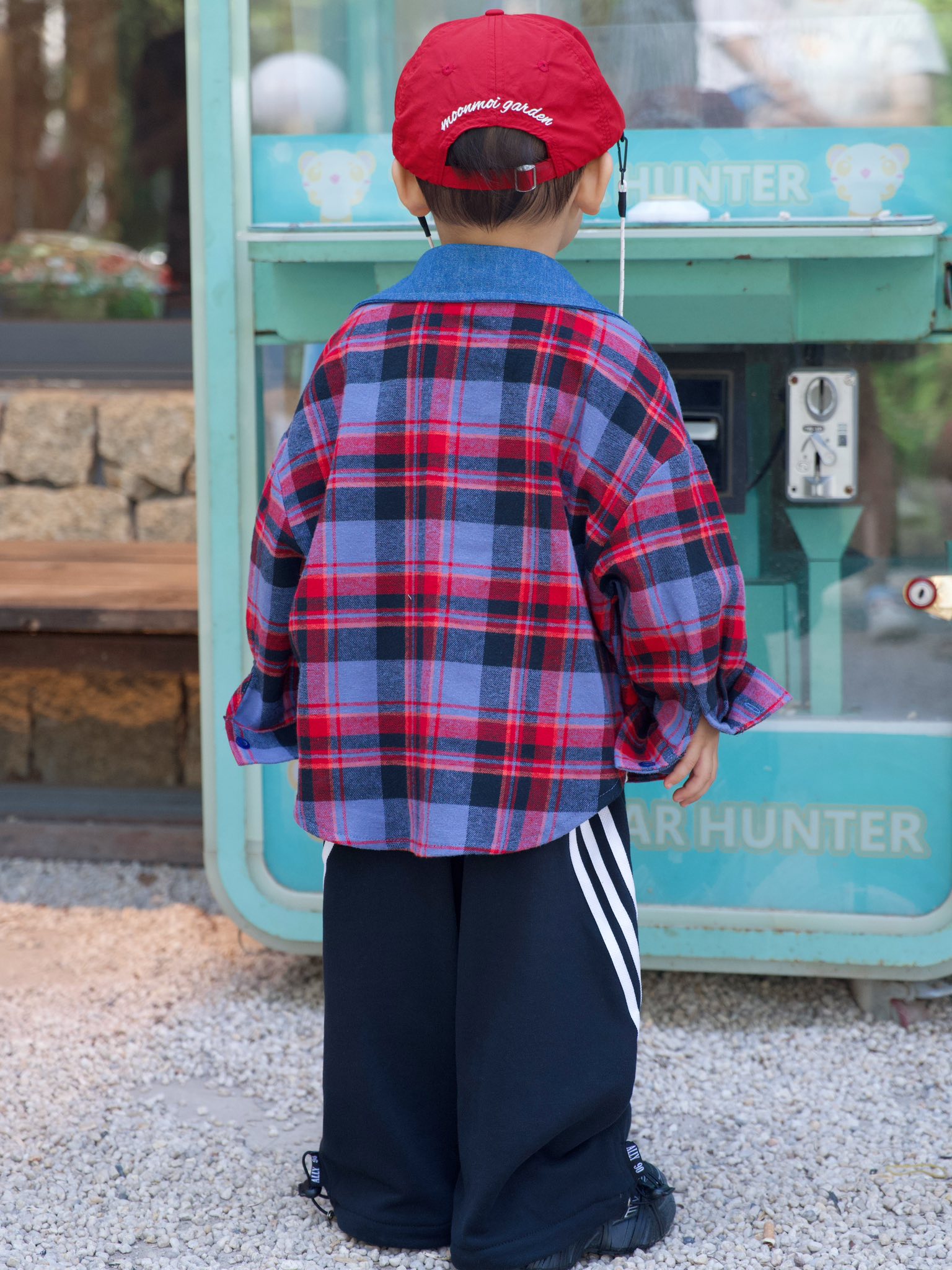 Áo sơ mi cotton caro phối cổ bò cho bé_thumbnail_3