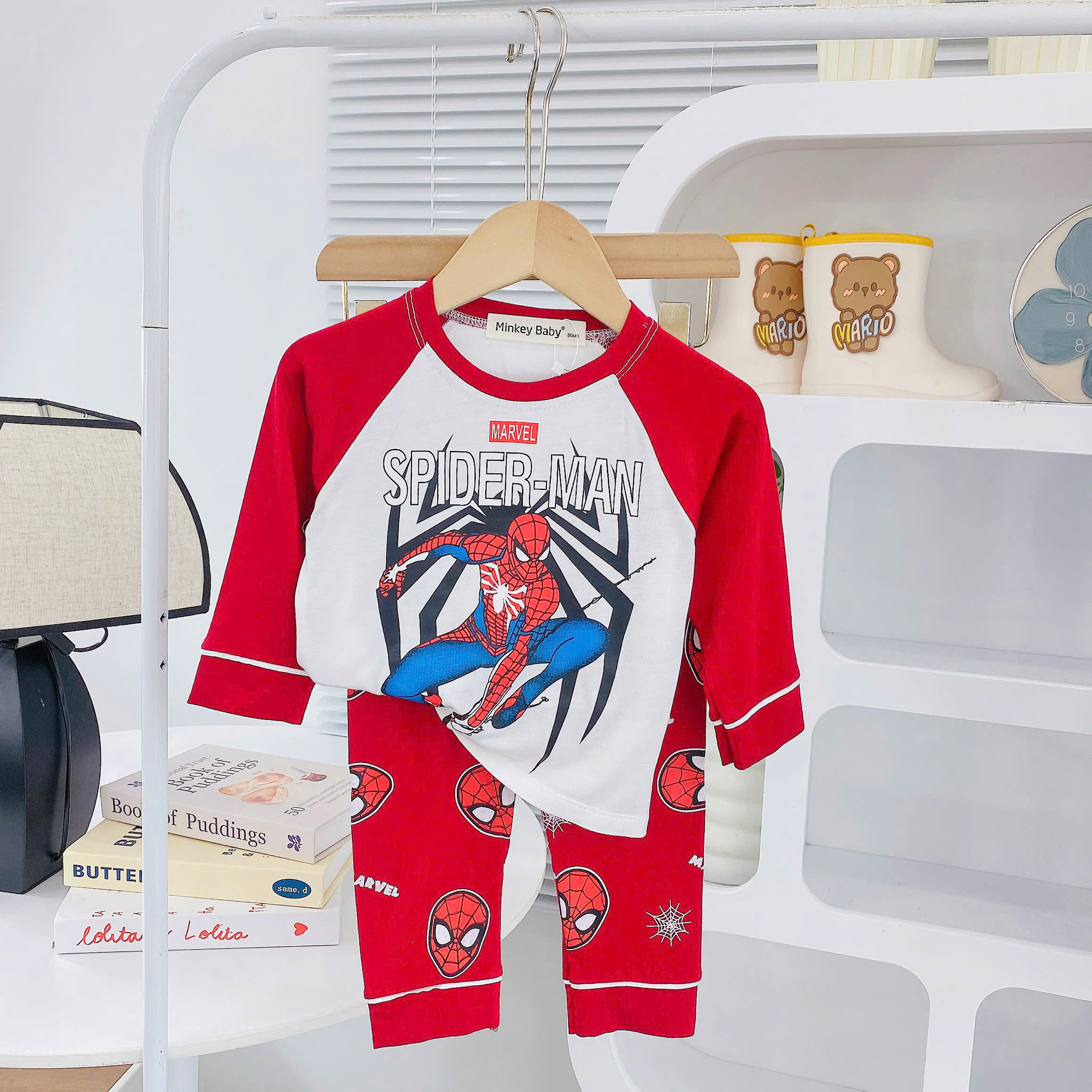 Q40 BỘ DÀI TAY MINKEY SIÊU NHÂN MÃ 2- A003.130