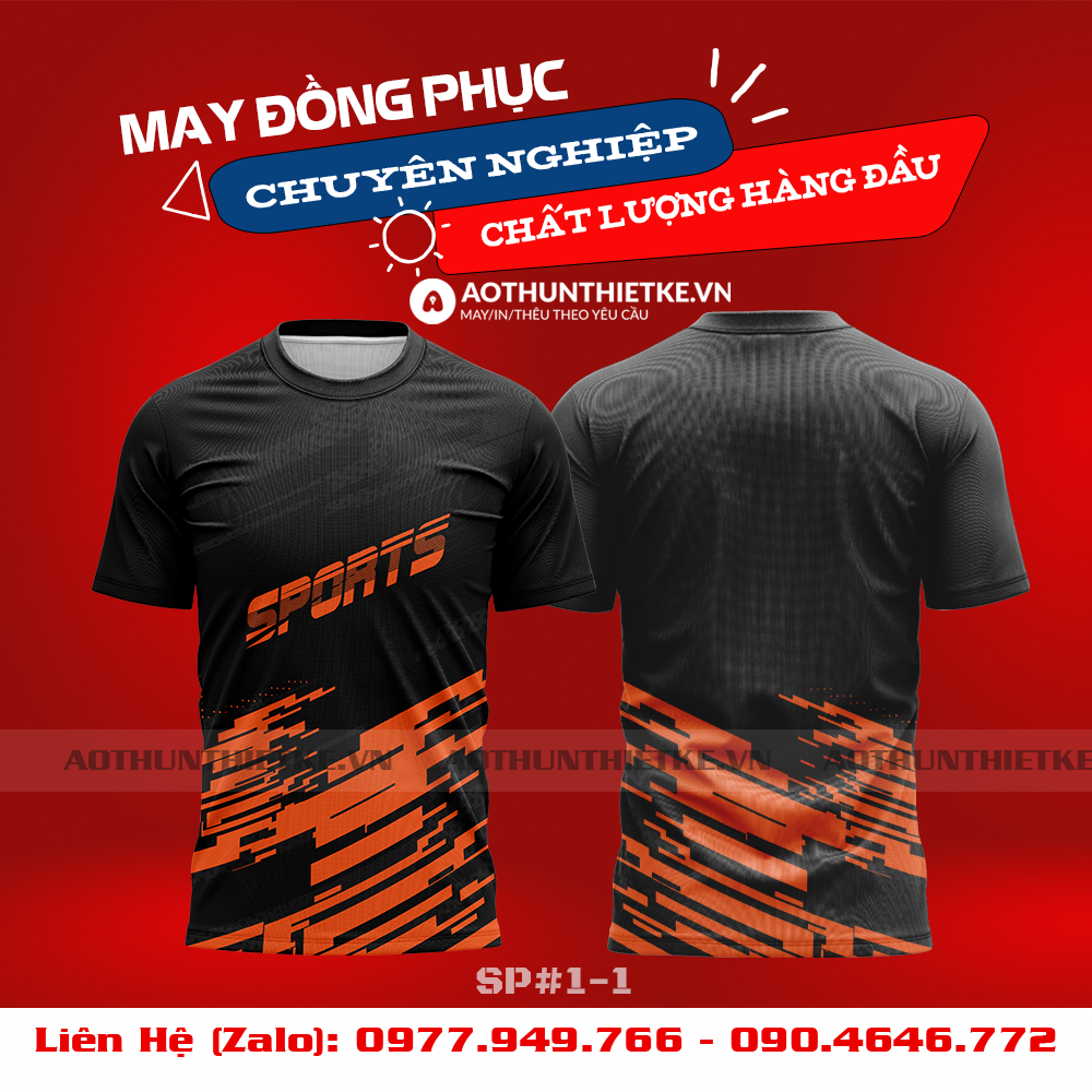 Mẫu Áo Thể Thao Thiết Kế - SP0
