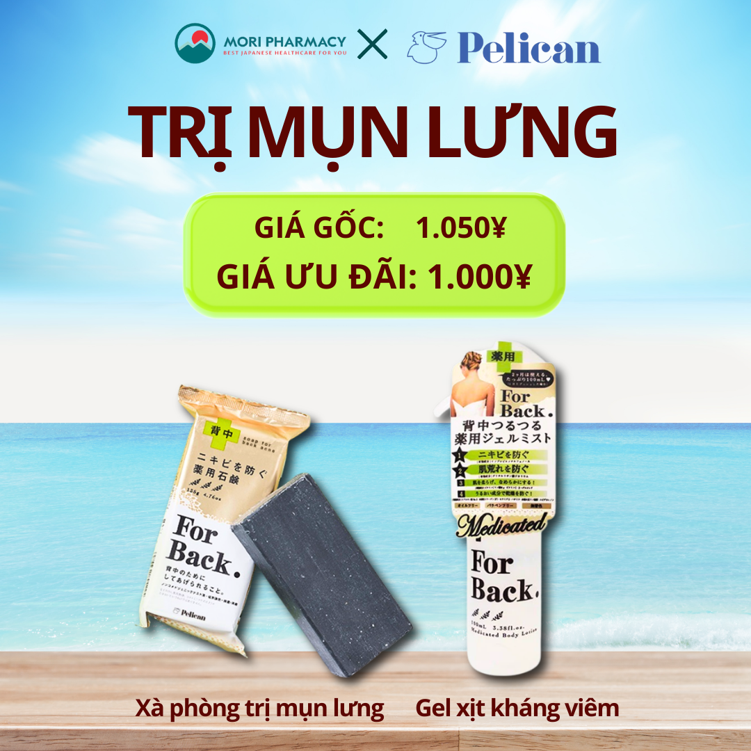 Combo trị mụn lưng