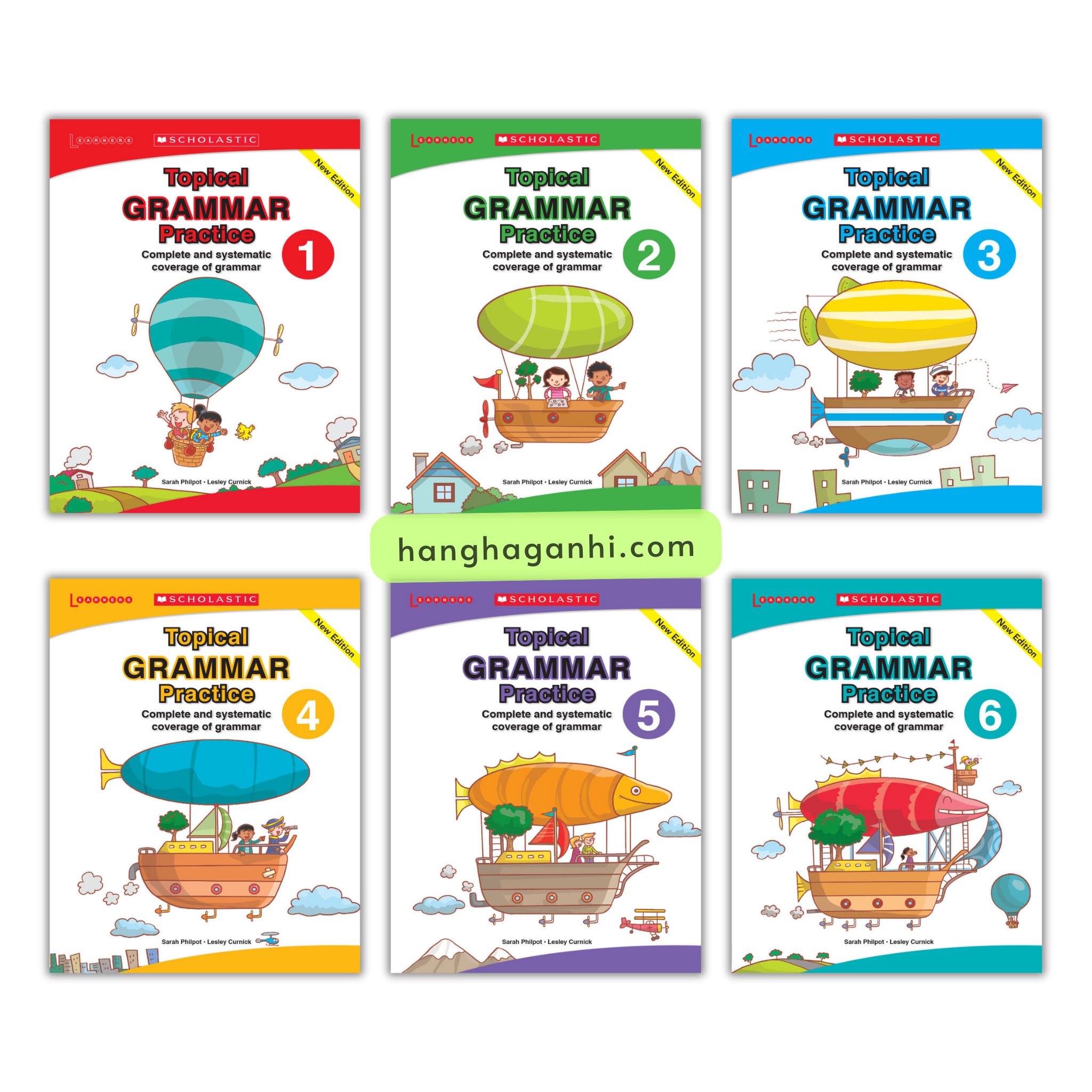 Scholastic Topical Grammar Practice – Sách luyện ngữ pháp – 6 cuốn ( Kèm file nghe)