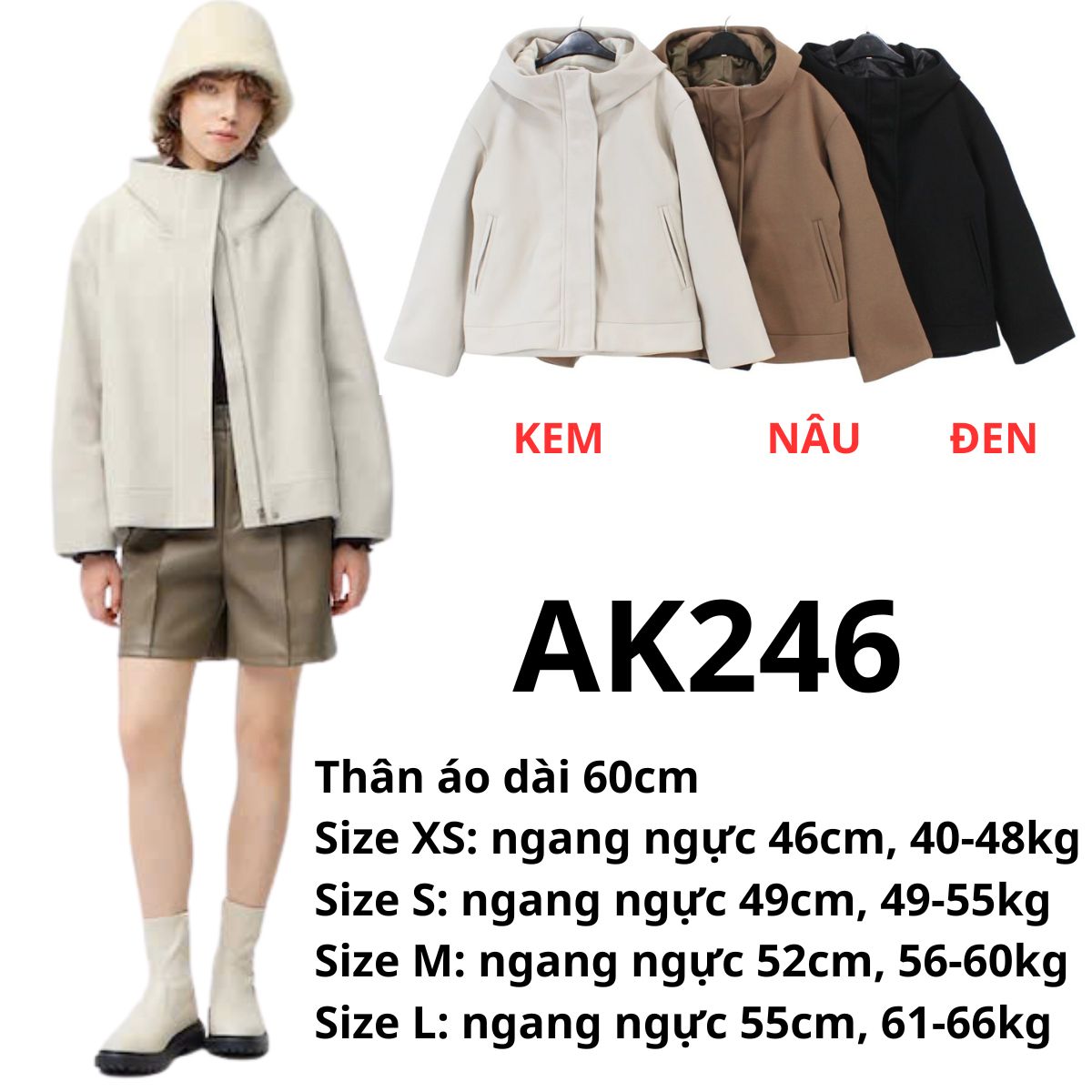 AK246 Áo khoác Nhật