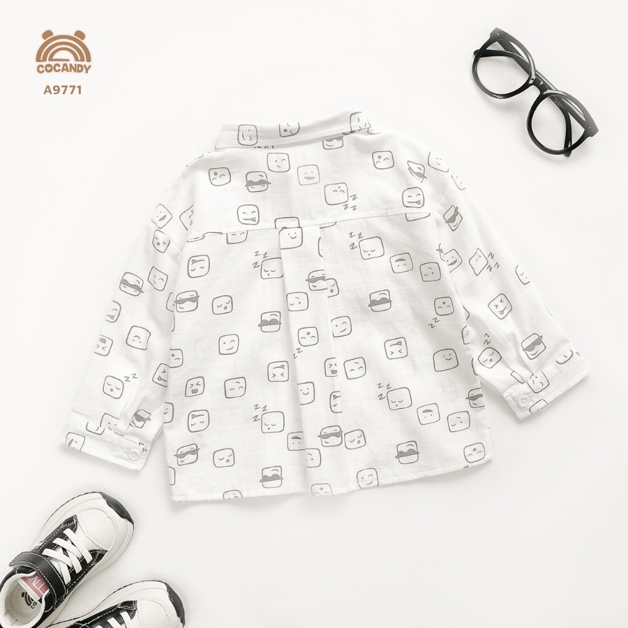 Áo dài TRẮNG sơ mi họa tiết kính mắt_thumbnail_2