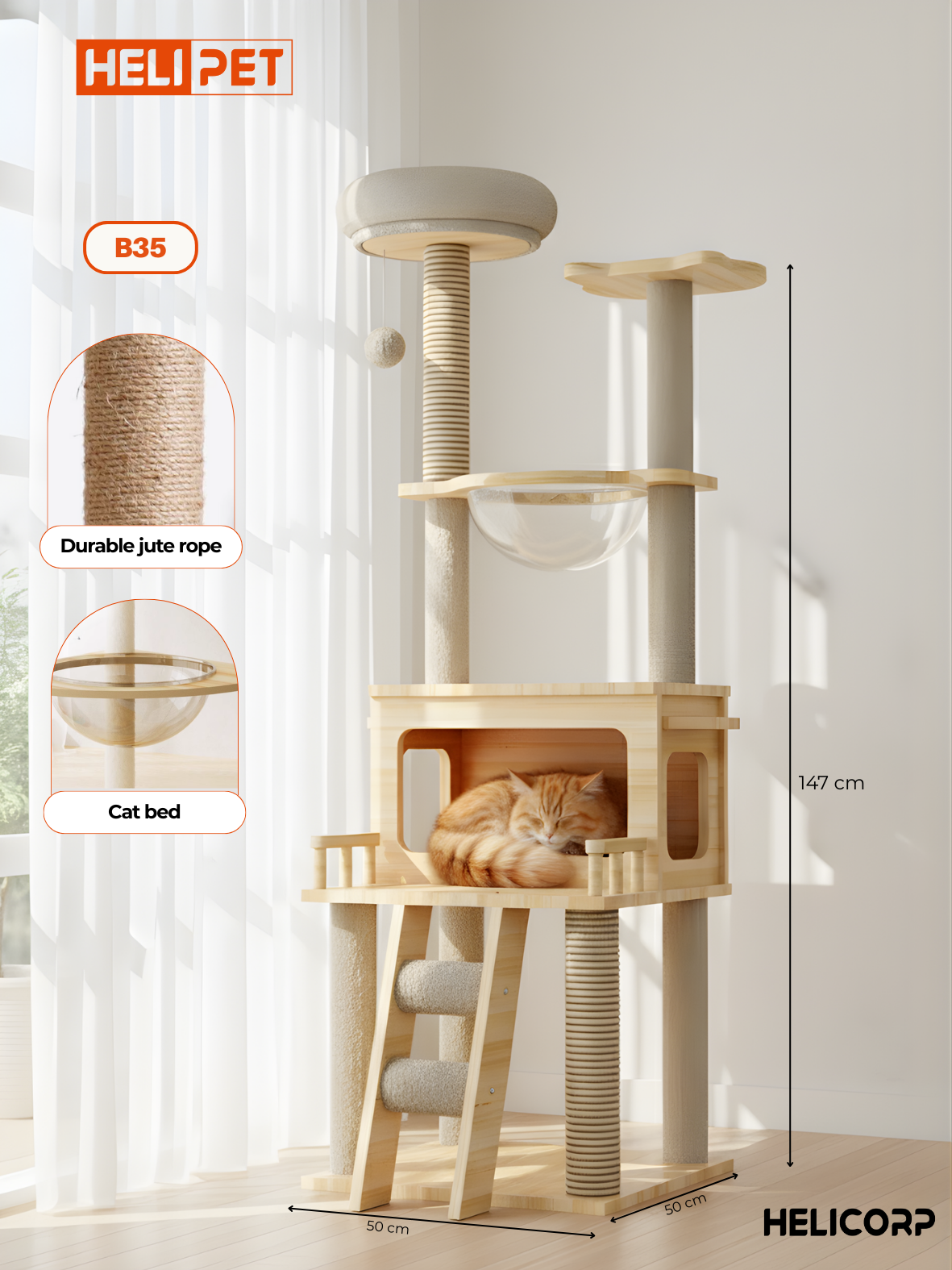 Cat tree HELIPET B35