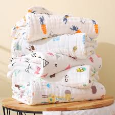 Khăn tắm xô in 6 lớp