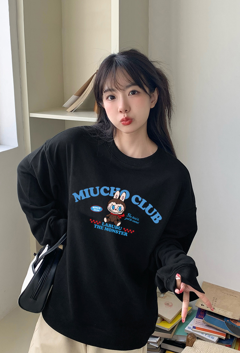 Áo sweater labubu dày dặn STD1400 Miucho vải nỉ chân cua tay dài in mix_thumbnail_3
