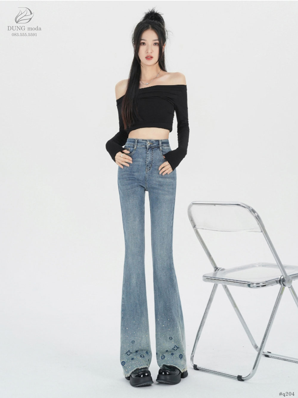 Quần Jean Ống Loe Q204 6805_thumbnail_7