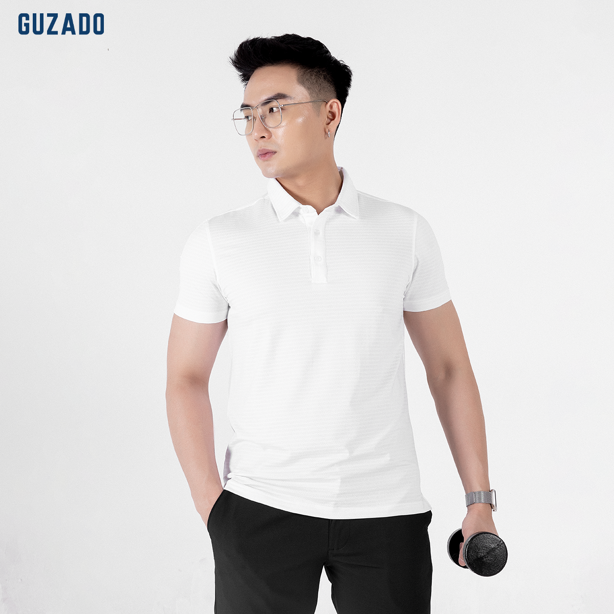 Áo Polo thể thao nam CoolMax-S1 Logo thương hiệu Guzado GPL01_thumbnail_21