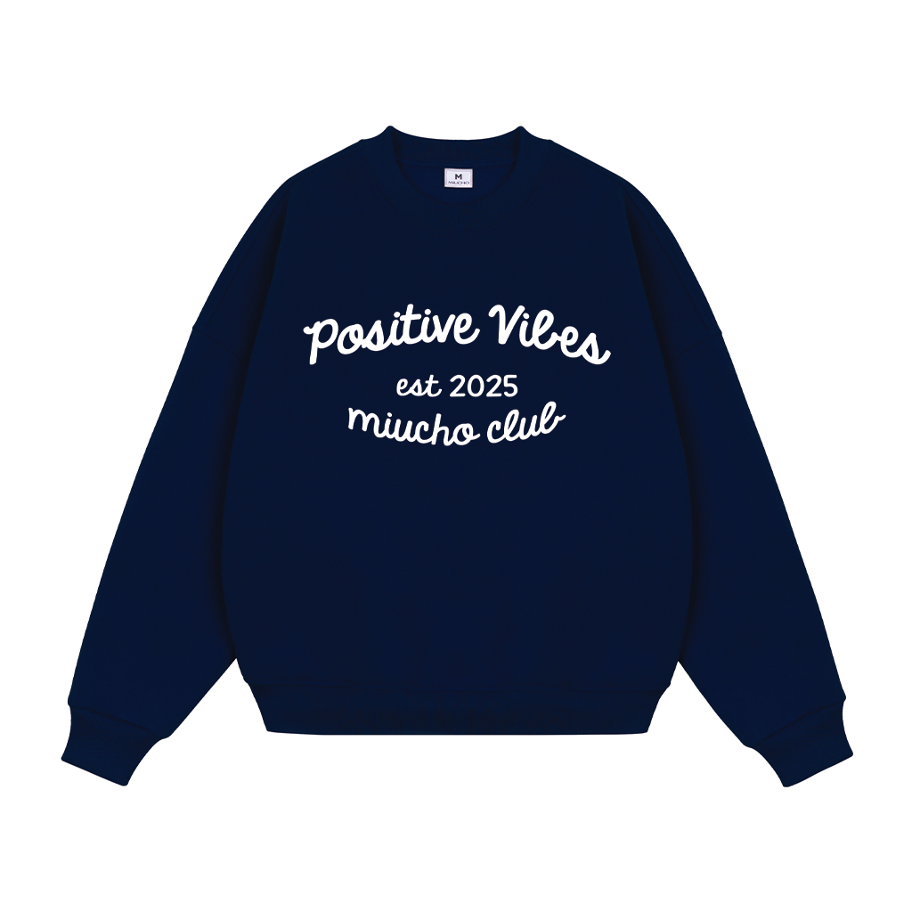 Áo sweater nam form boxy 1930 Miucho cổ tròn vải nỉ bông 350 GSM dày dặn in typography_thumbnail_9