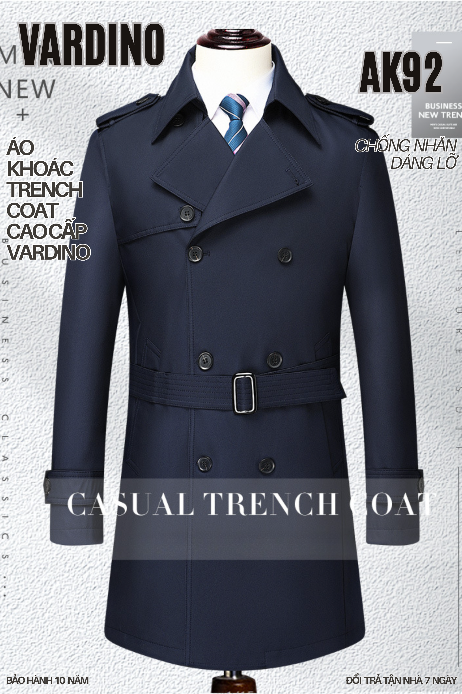 Áo khoác trench coat nam VARDINO ak92_thumbnail_3