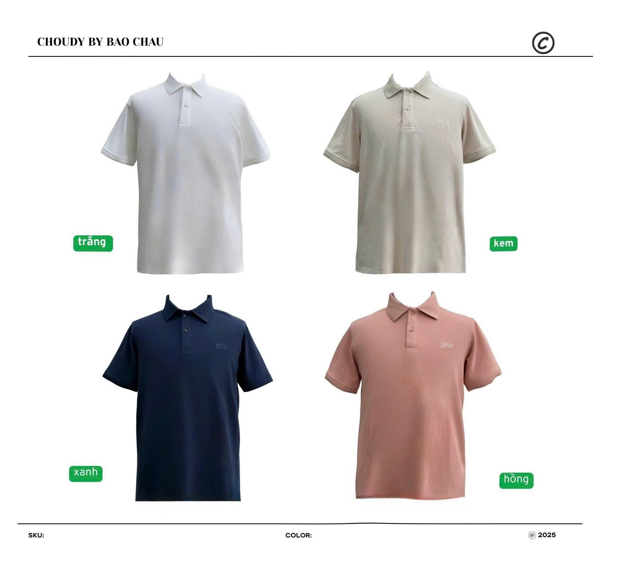 A700 ÁO THUN NAM 4 MÀU