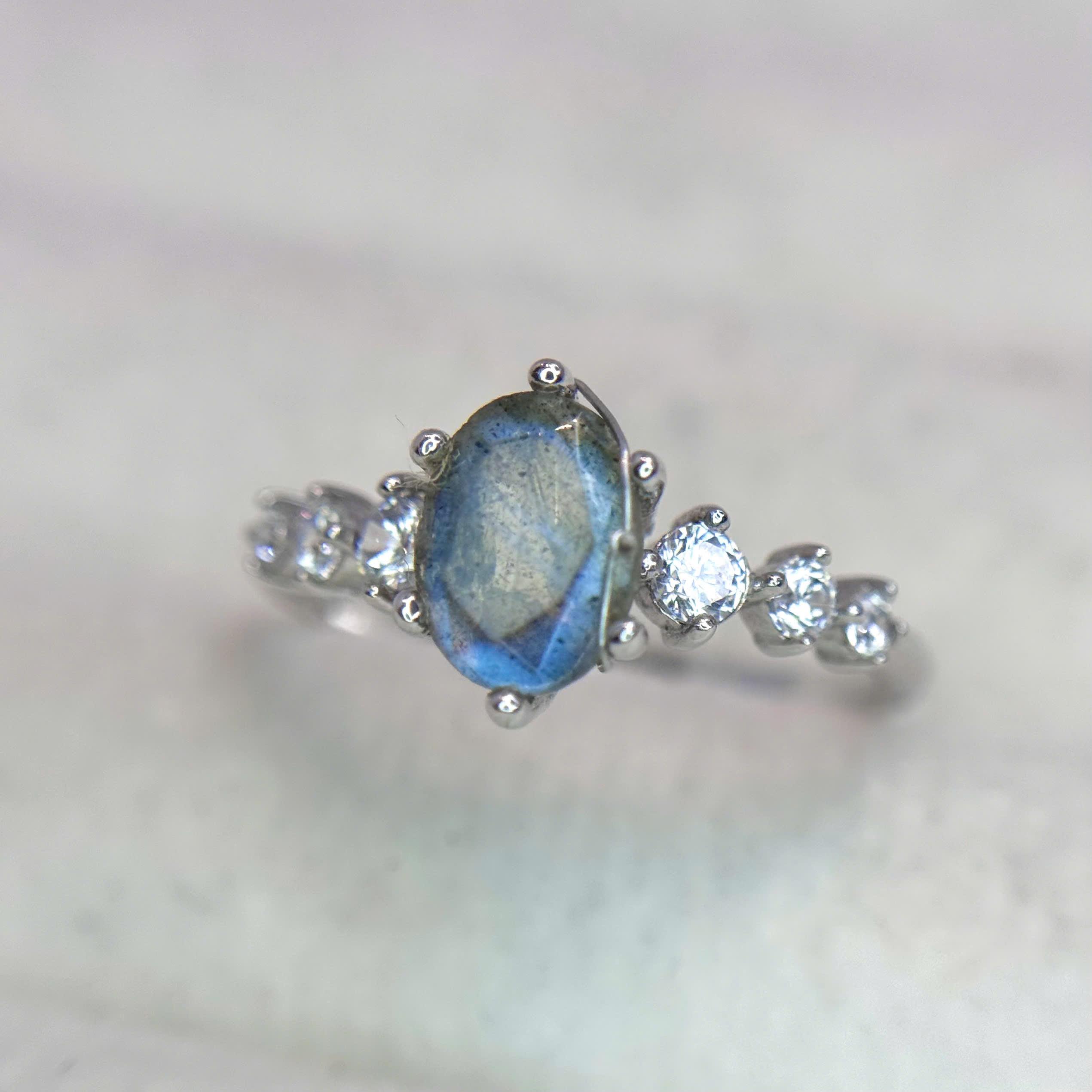 Nhẫn đá Labradorite cắt giác bạc 925._thumbnail_2