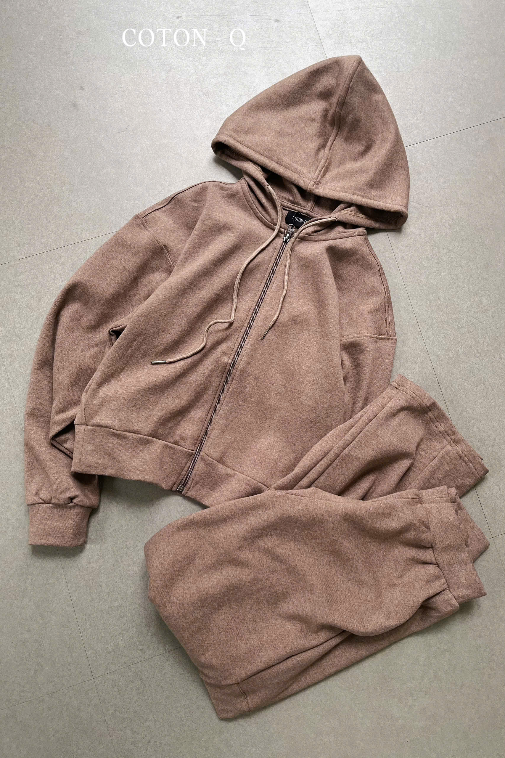 Set áo khoác có nón + quần thun dài ( XÁM )_thumbnail_4