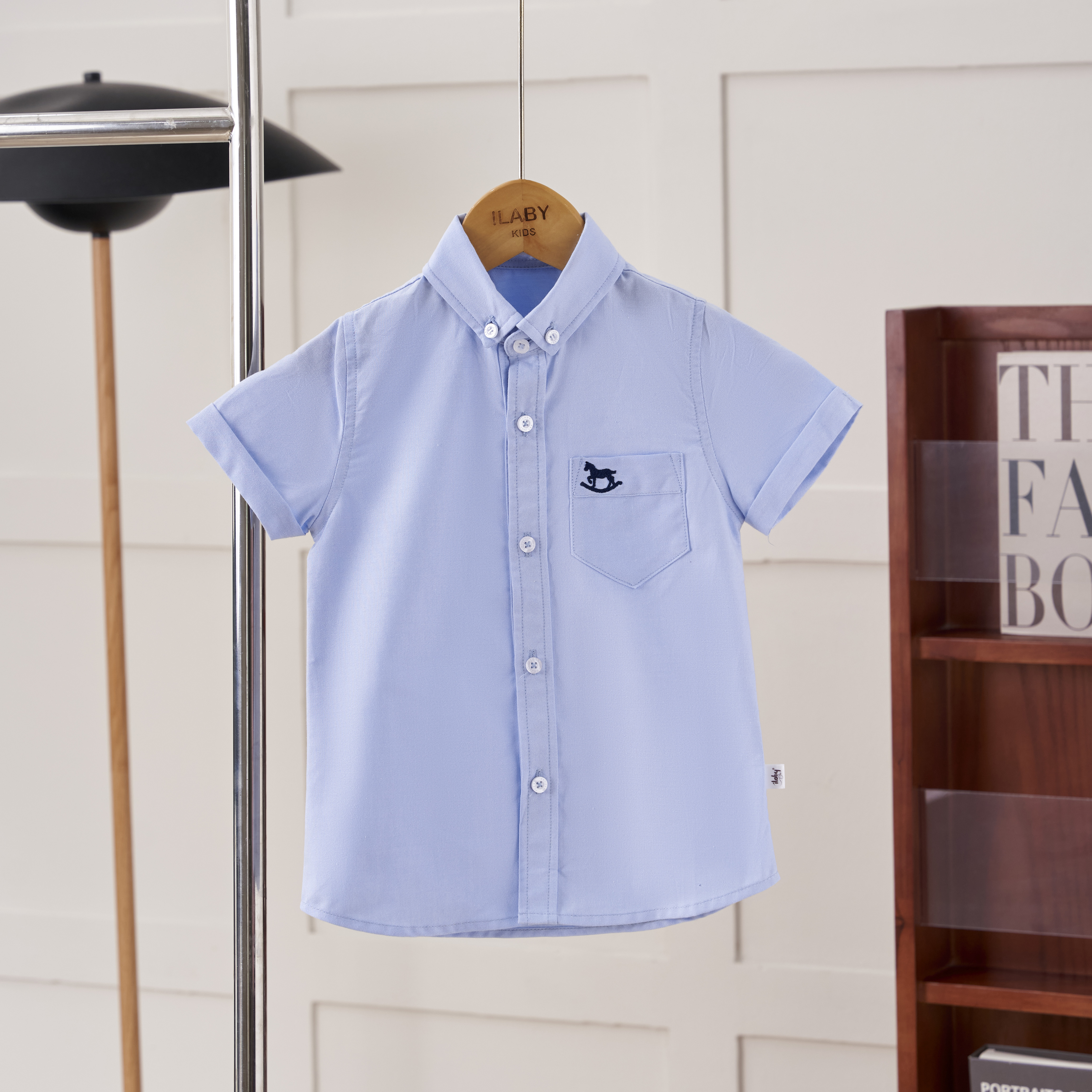 Áo sơ mi cộc tay thêu hình túi_thumbnail_6