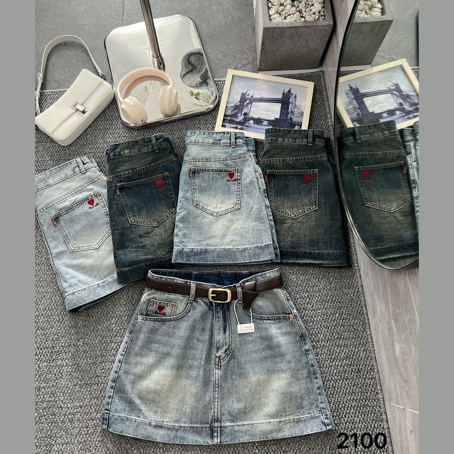 Chân váy dáng A thêu trái tim bigsize JV2100 dành cho nàng béo mập từ 55-90kg_thumbnail_9