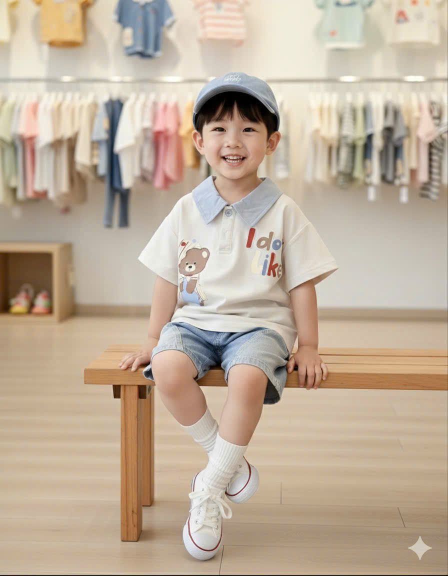 C13 BỘ POLO GẤU I DONT LIKE- A116.861