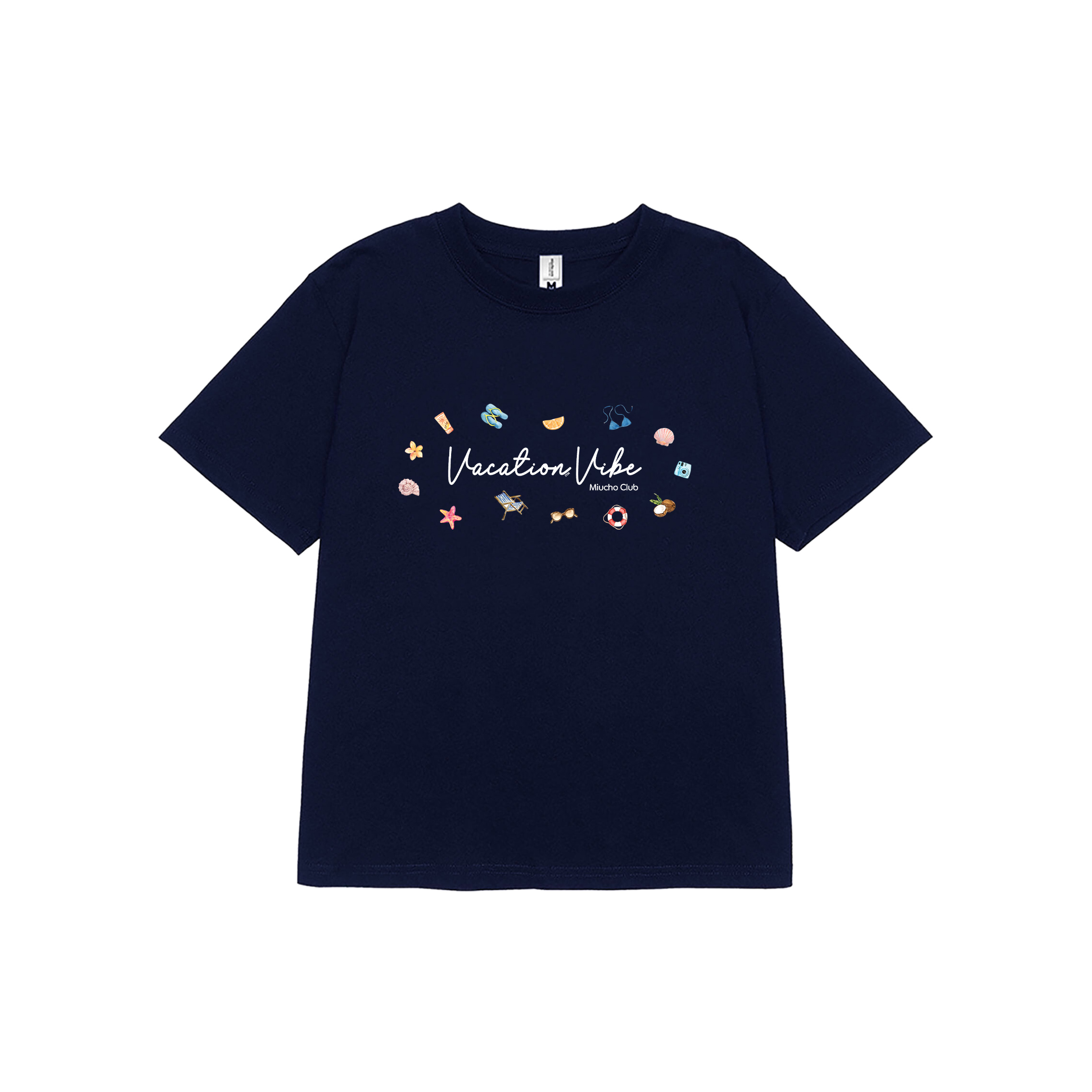 Áo baby tee ôm body hè biển 2194 Miucho cổ tròn vải cotton 4c thoáng mát in mix_thumbnail_10