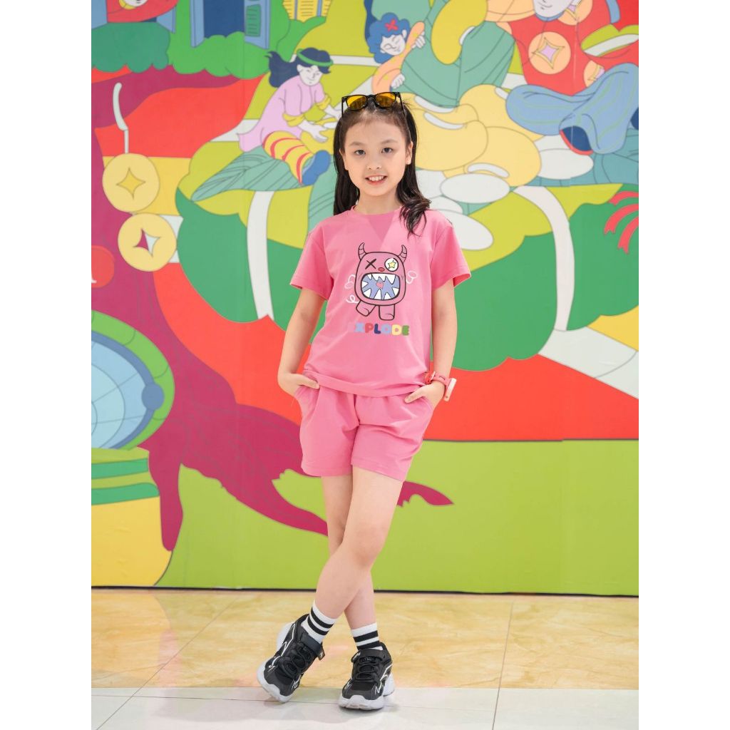 Bộ đồ bé gái in hình nhiều mẫu- Loza Kids BD003_thumbnail_1