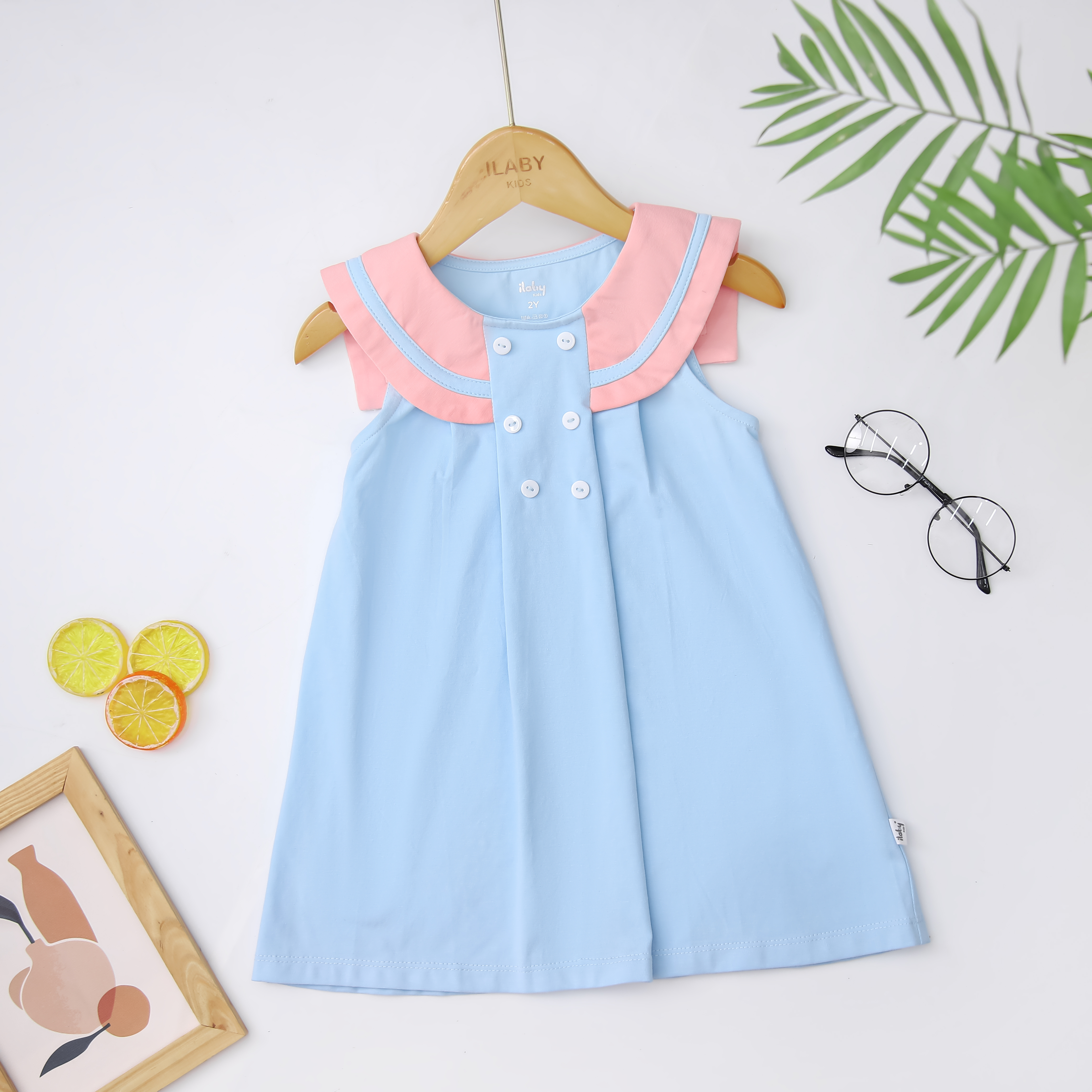 Váy thun thuỷ thủ phối cúc ngực_thumbnail_1