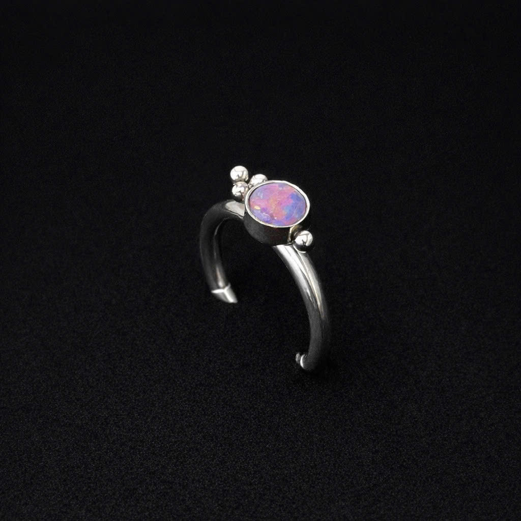bật khớp kiểu đá opal tím khoai môn đính bốn bi nhỏ size 8_thumbnail_2
