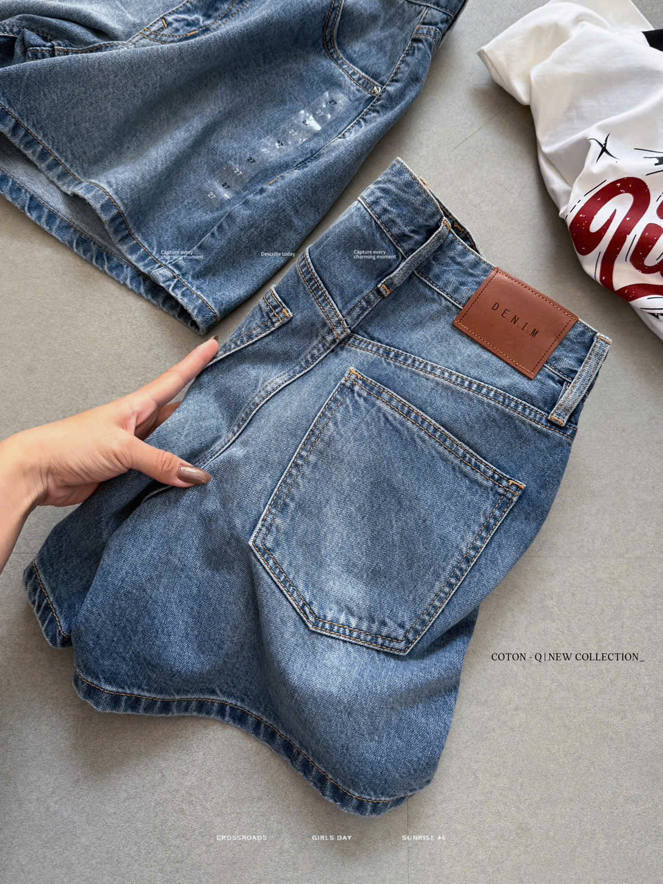 Quần short jean Coton Q_thumbnail_8