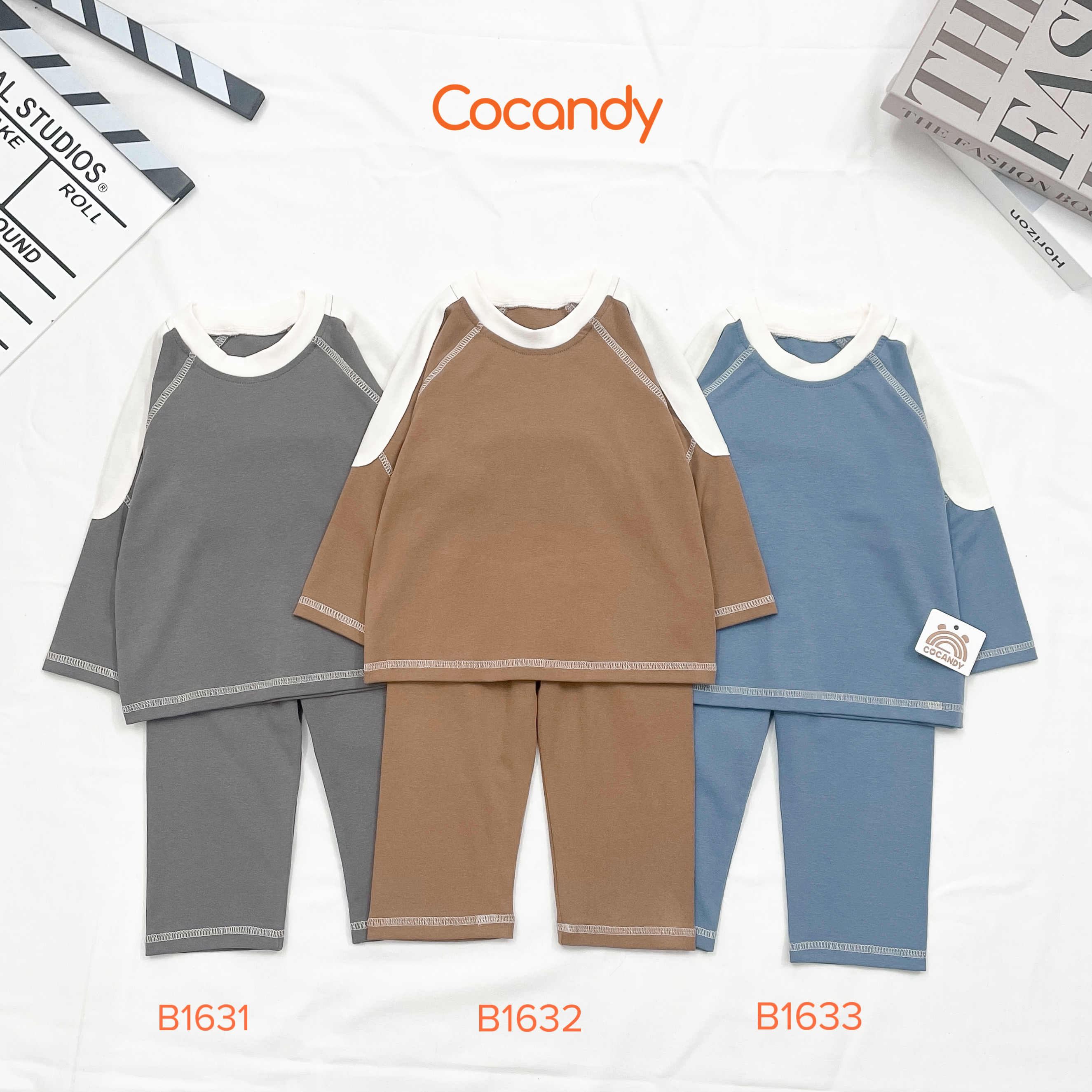 Bộ thun dài NÂU vai phối TRẮNG_thumbnail_2