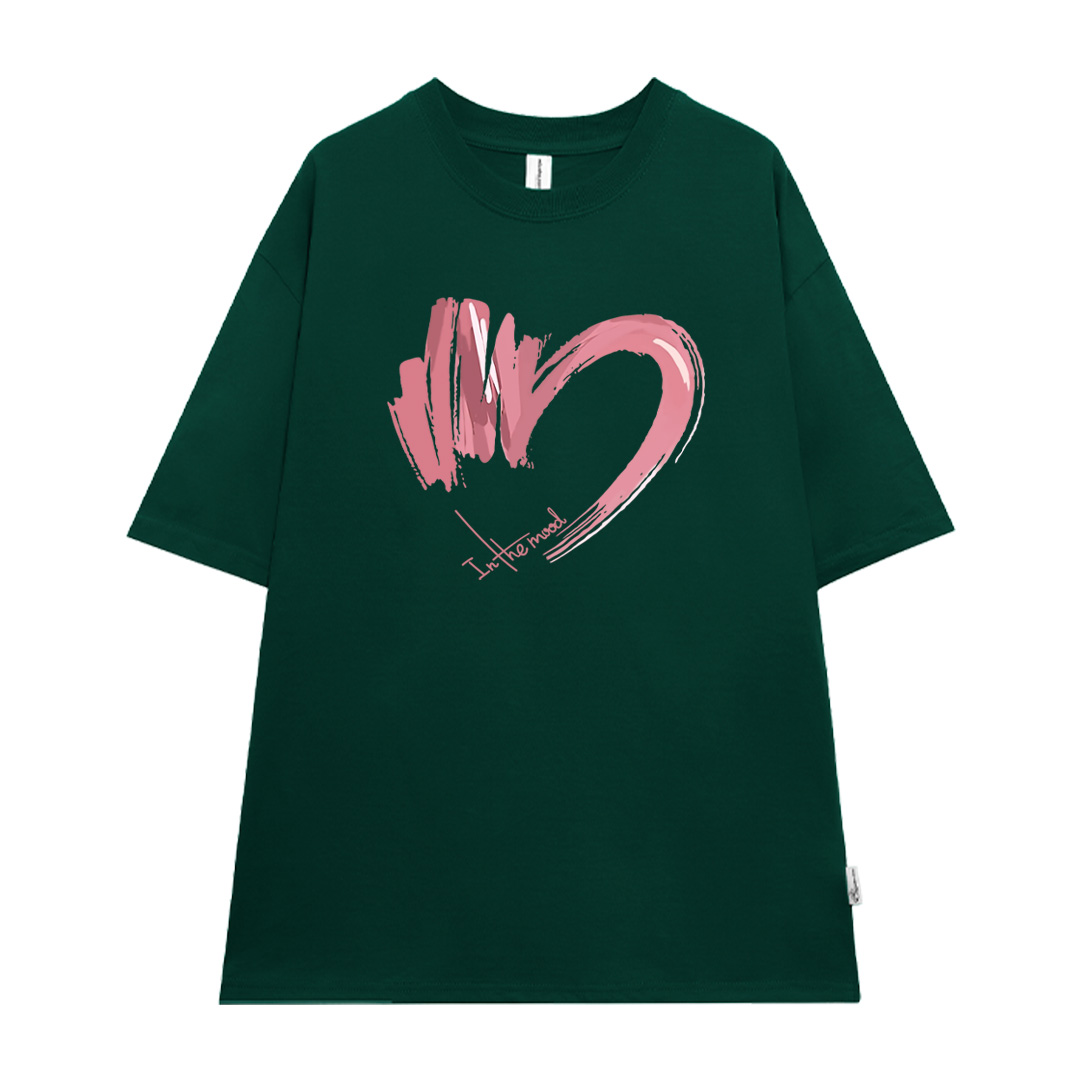 Áo thun couple trái tim local brand form rộng ATD783 Miucho cotton cổ tròn in graphic_thumbnail_19