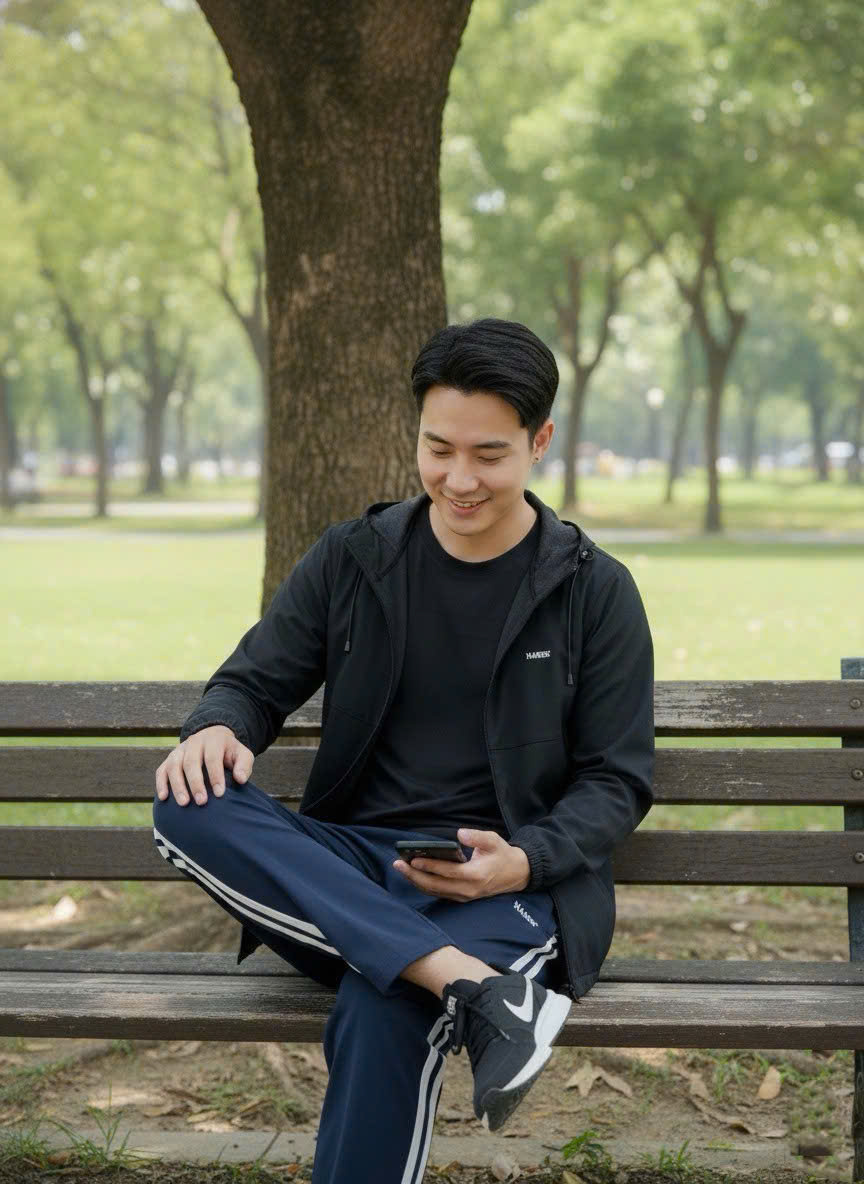 Áo Khoác Gió Nam Narsis 1 Lớp, Chống Nắng, Chống Gió, Phong Cách Trẻ Trung - D25013_thumbnail_3