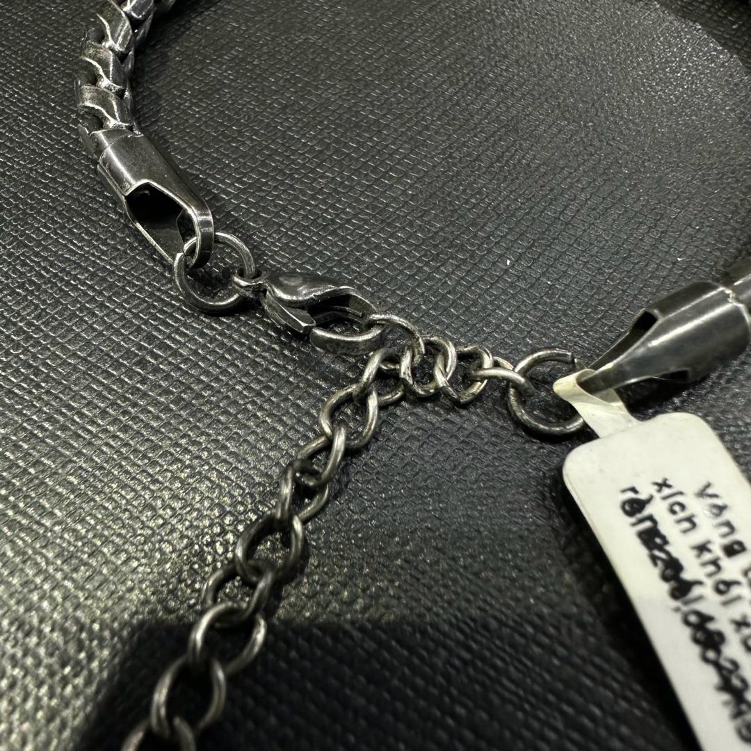 Vòng tay titan xích khối xương rồng nối 18 23cm._thumbnail_1