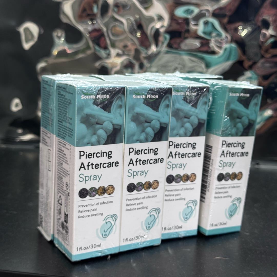 Dung dịch vệ sinh lỗ xỏ 30ml xanh lá tặng kèm tăm bông_thumbnail_1