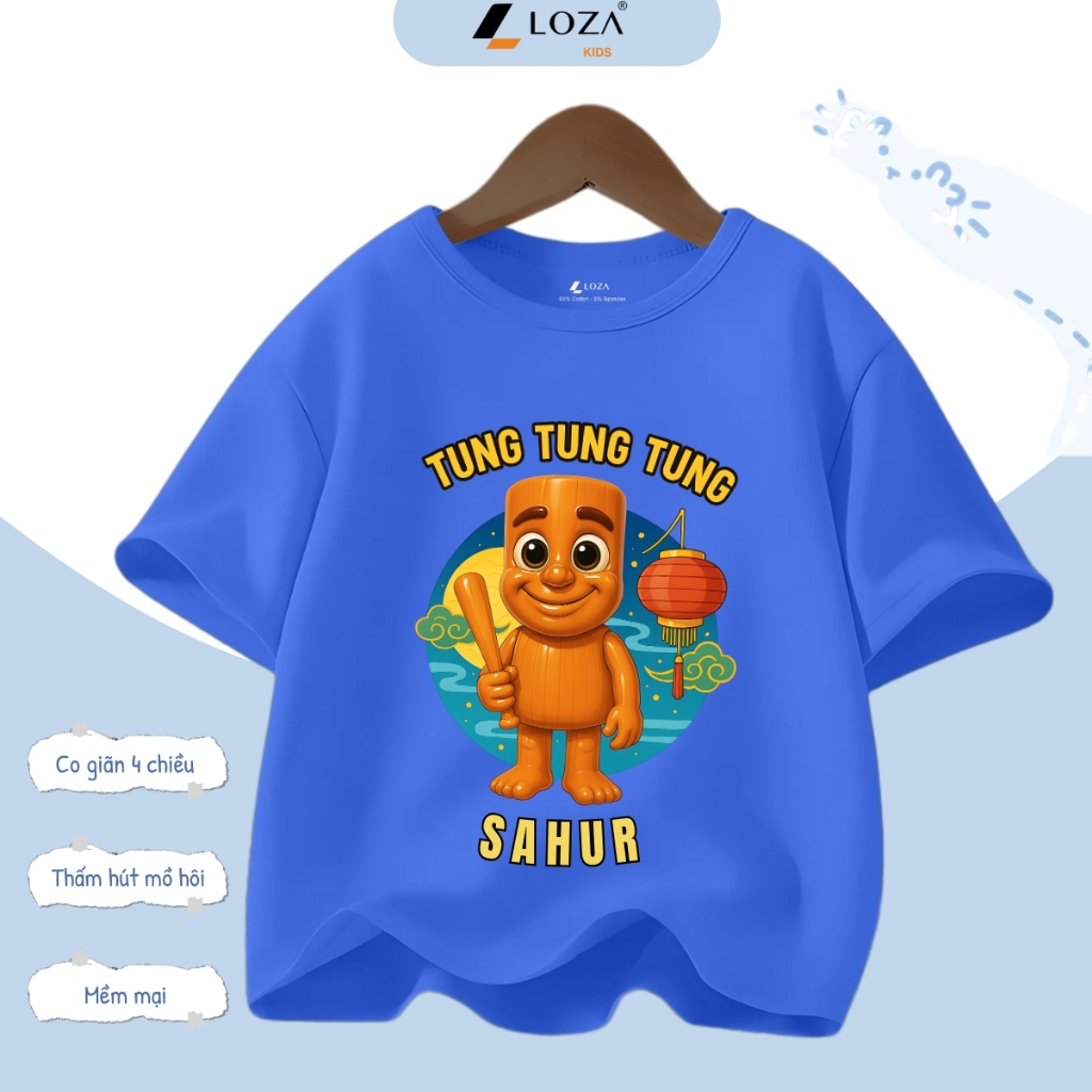 Áo thun Brainrot Tung tung tung sahur cho bé trai từ 15-45kg - Áo phông trẻ em Loza Kids - AT3238_thumbnail_1