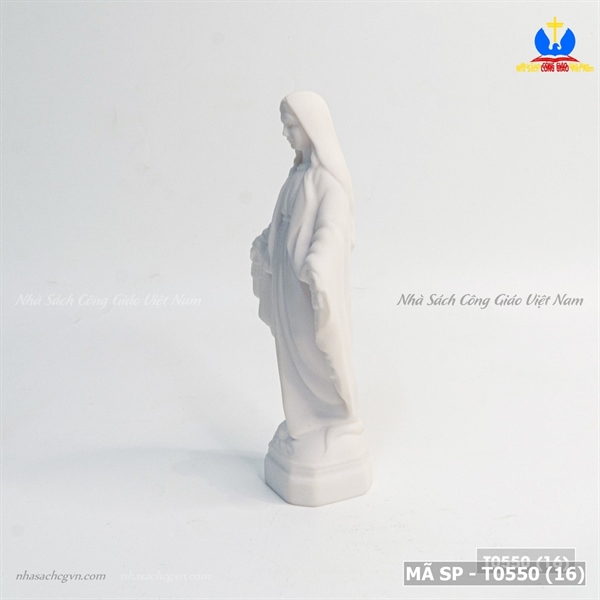 Tượng sứ Mẹ ban ơn 13cm trắng ✔_thumbnail_1