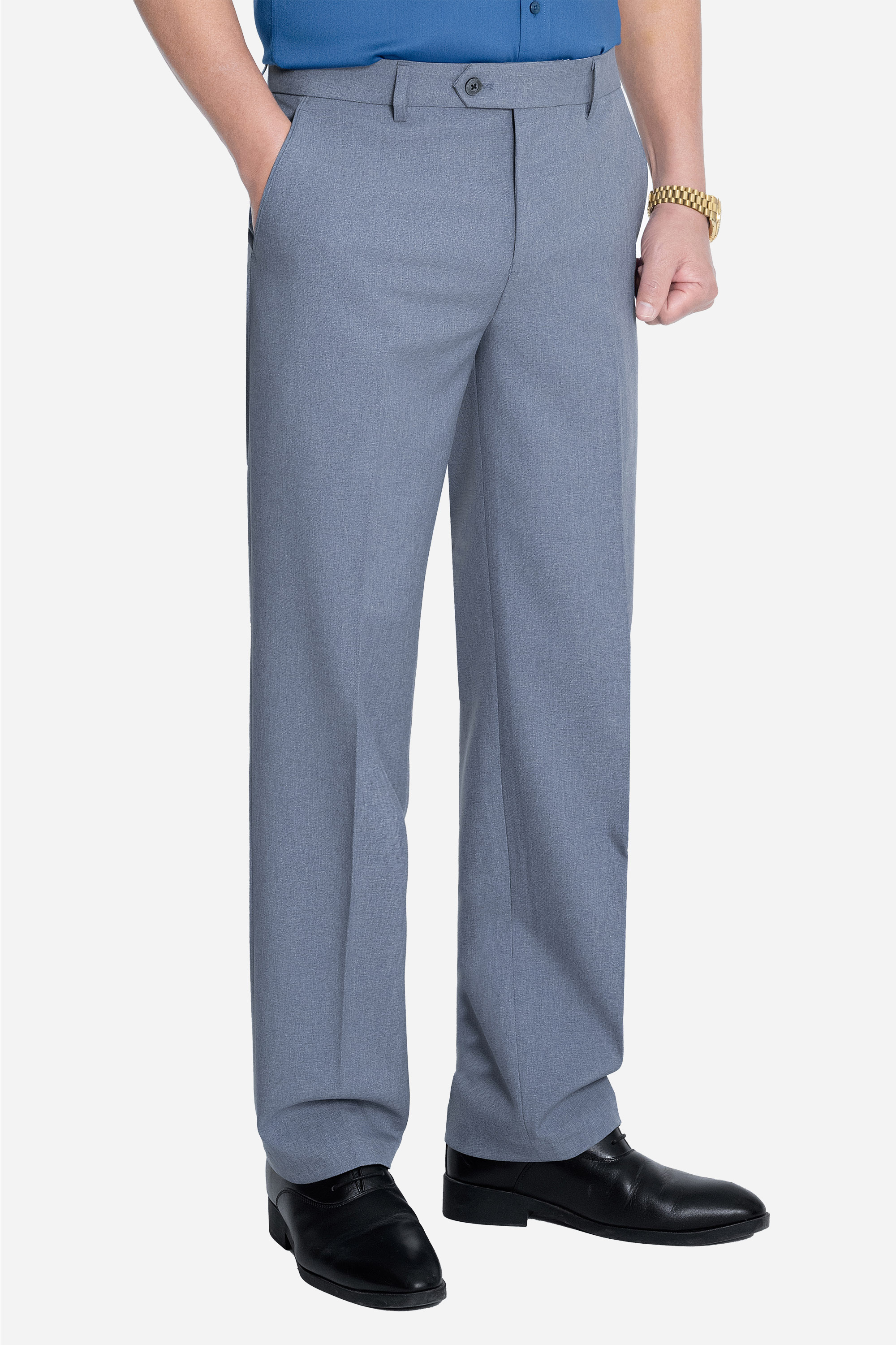 Quần Âu 0 Li Nam Trung Niên ANCHI Chất Liệu Cafe Phom Suông Ống Rộng Màu Be_thumbnail_47